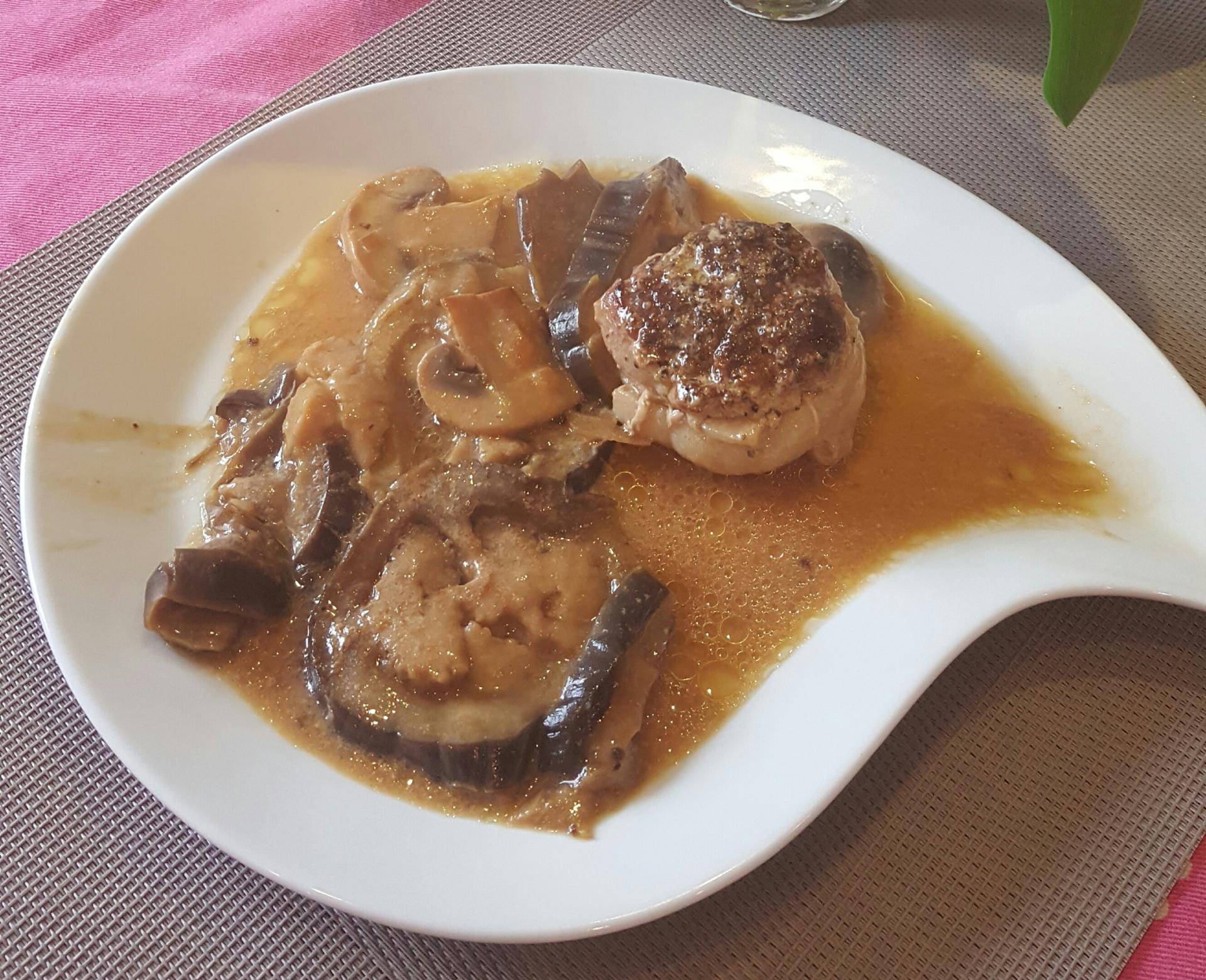 Paupiettes de dinde à l'aubergine et champignons - Recepten Cookeo | Moulinex