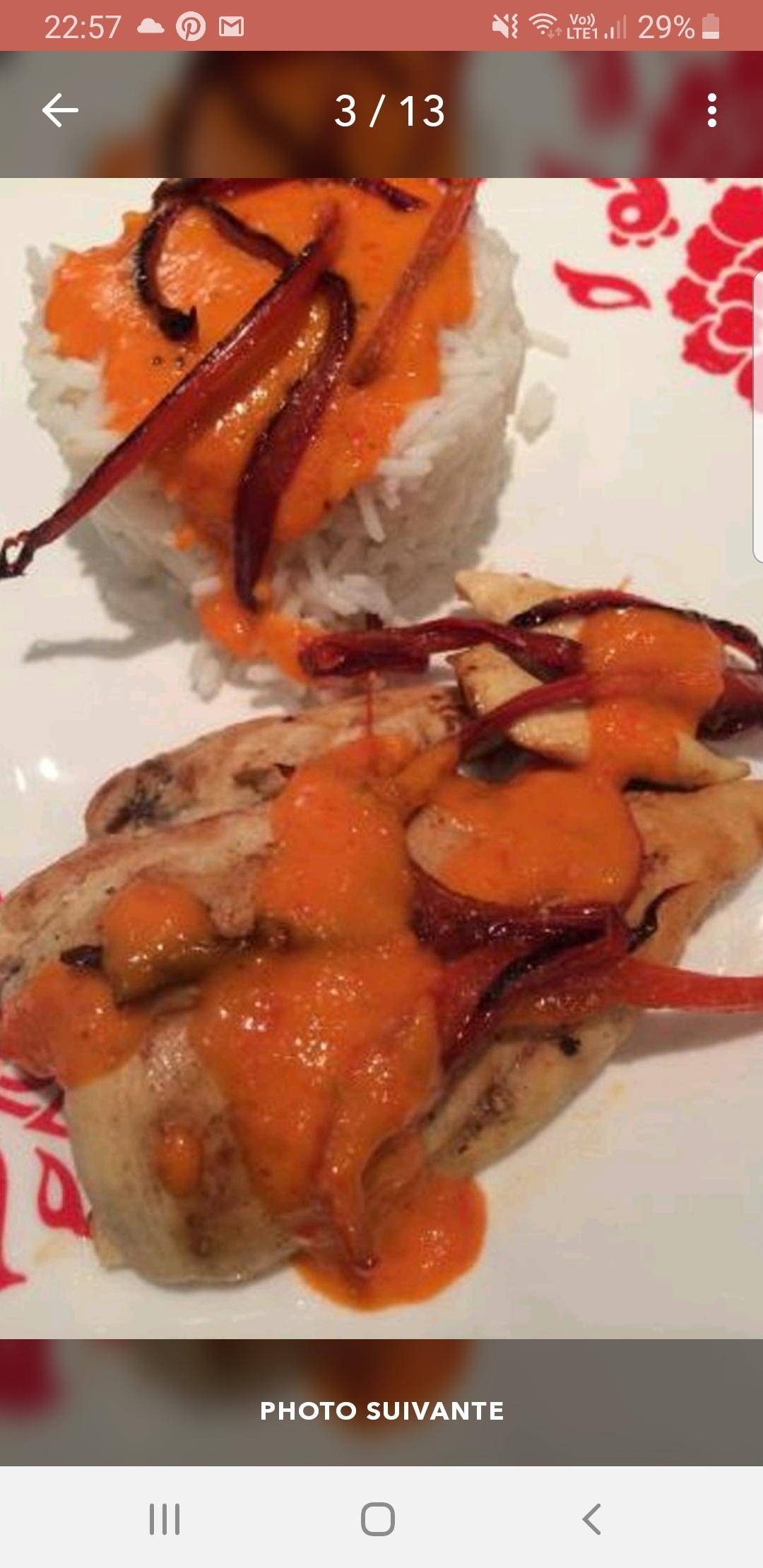 Poulet crème et poivrons - Recette Companion Connect XL | Moulinex