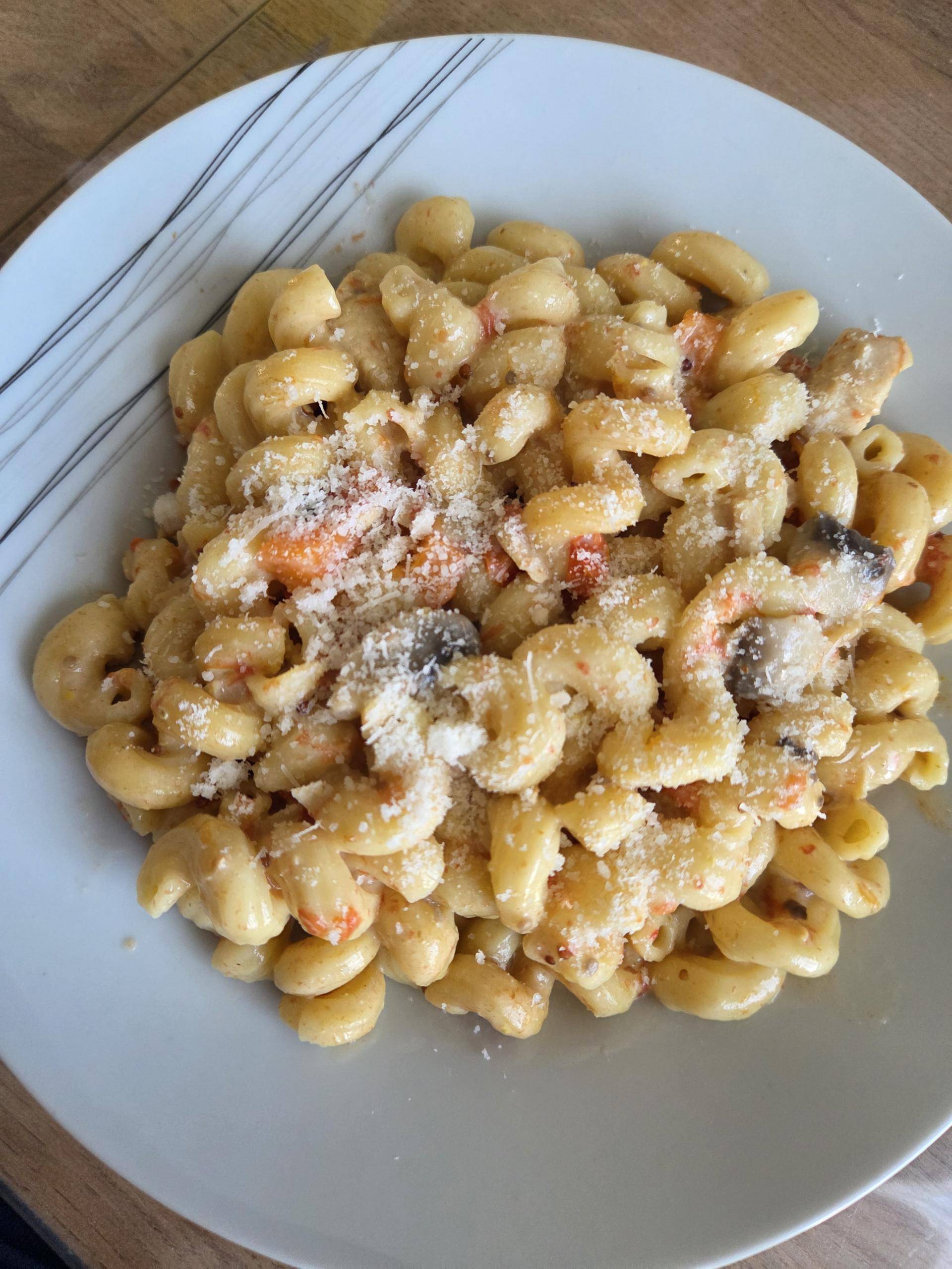 Pâtes crémeuse au poulet et Moutarde - Recette Cookeo | Moulinex