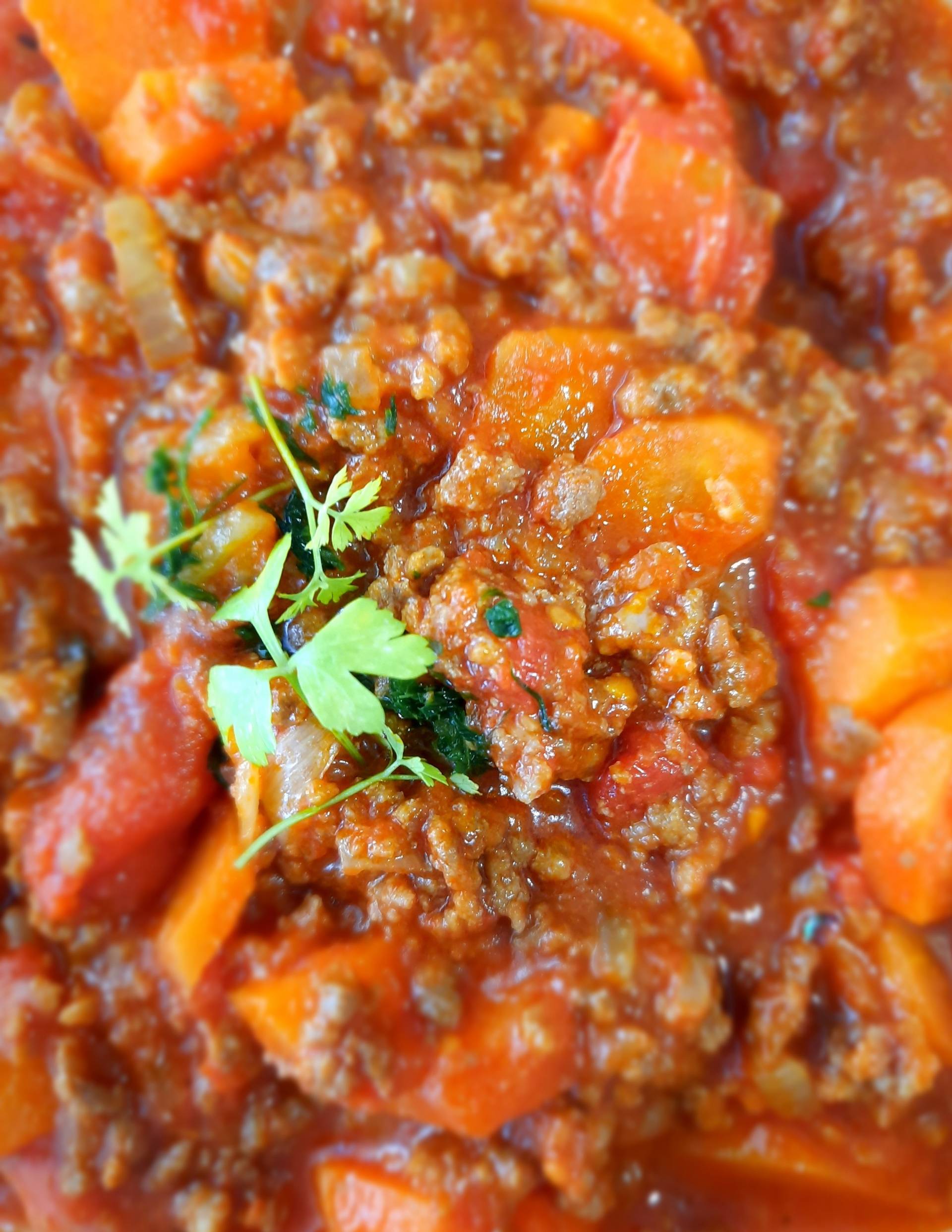 Carottes sauce bolognaise - Recepten Cookeo | Moulinex