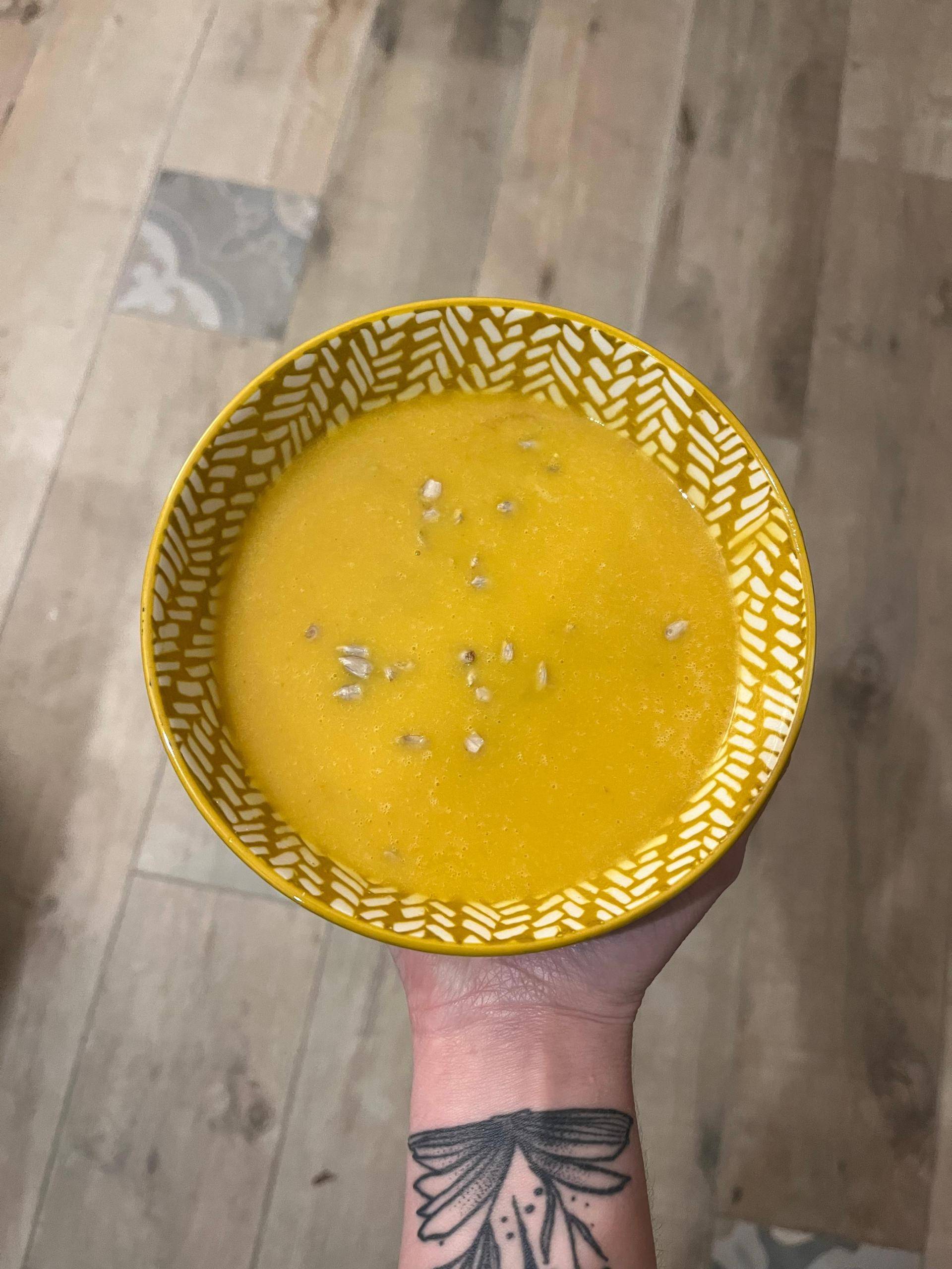 Soupe crémeuse butternut & haricots blancs - Recette Companion Connect | Moulinex