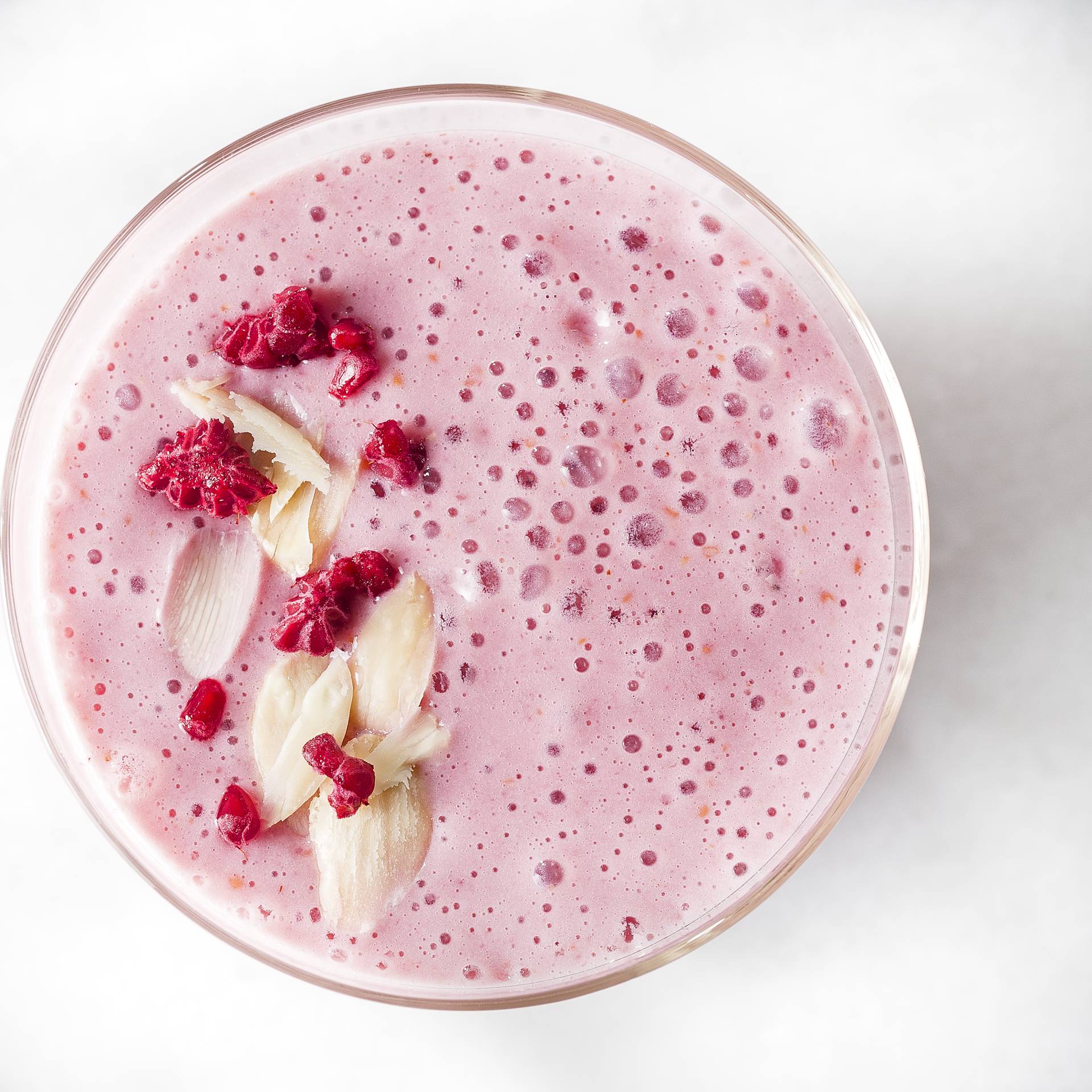 Milkshake aux framboises & amandes - Recepten Ultrablend Boost | Moulinex