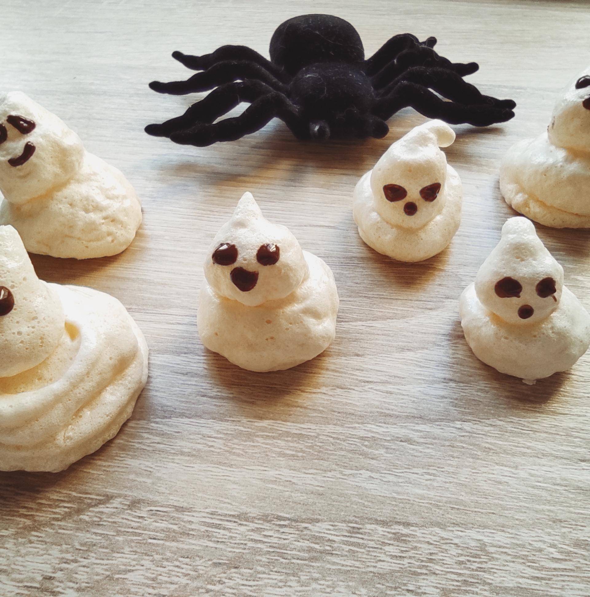 Meringues fantômes halloween - Recette Companion Connect XL | Moulinex
