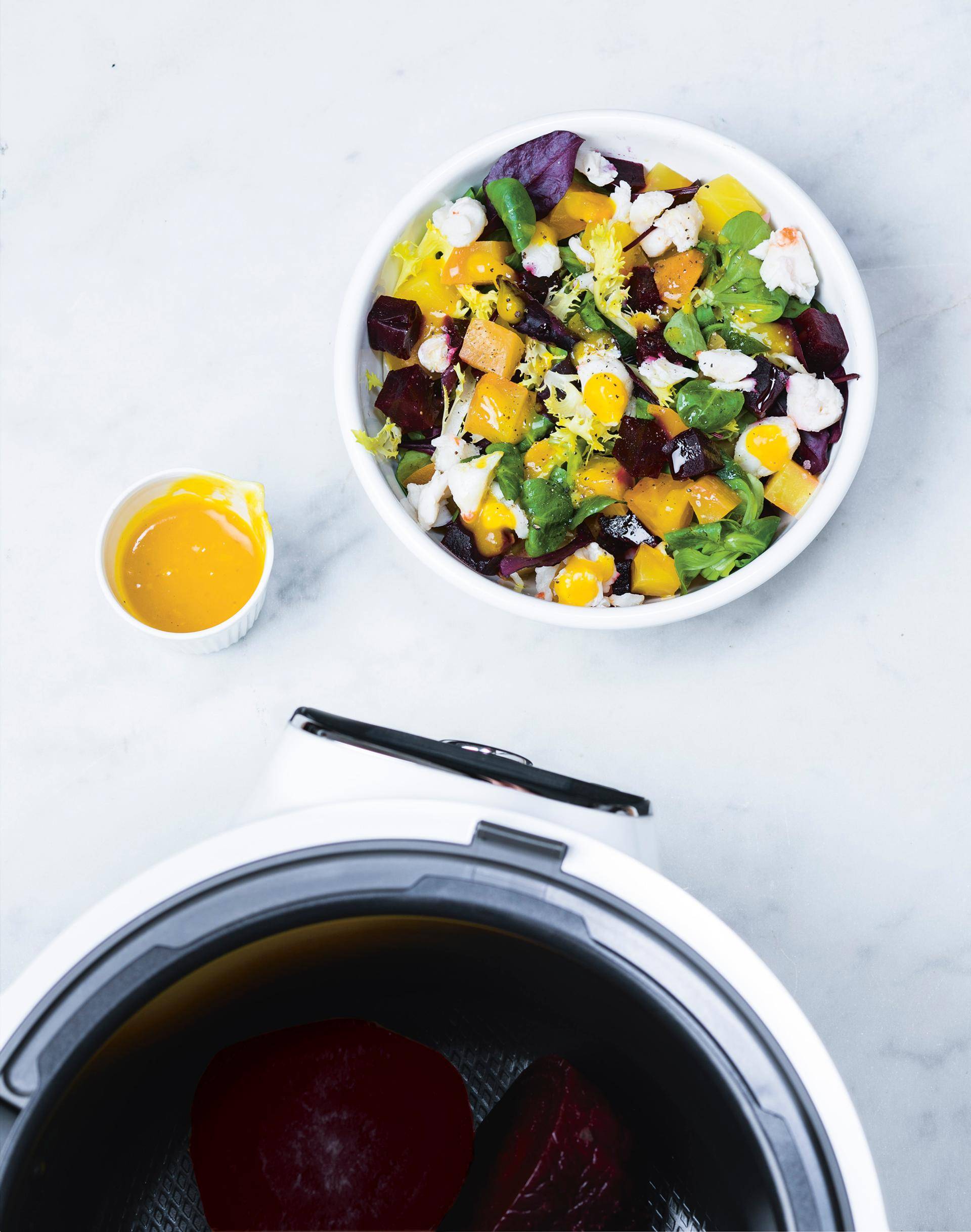 Salade betterave et crabe - Recepten Cookeo | Moulinex