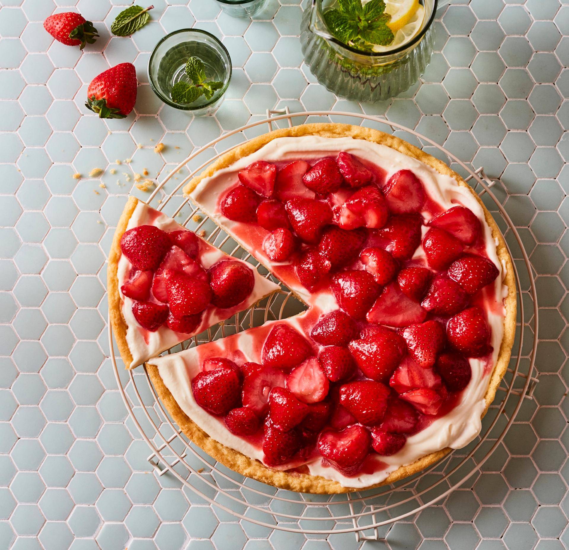 Tarte aux fraises - Recepten Cook'in One | Moulinex