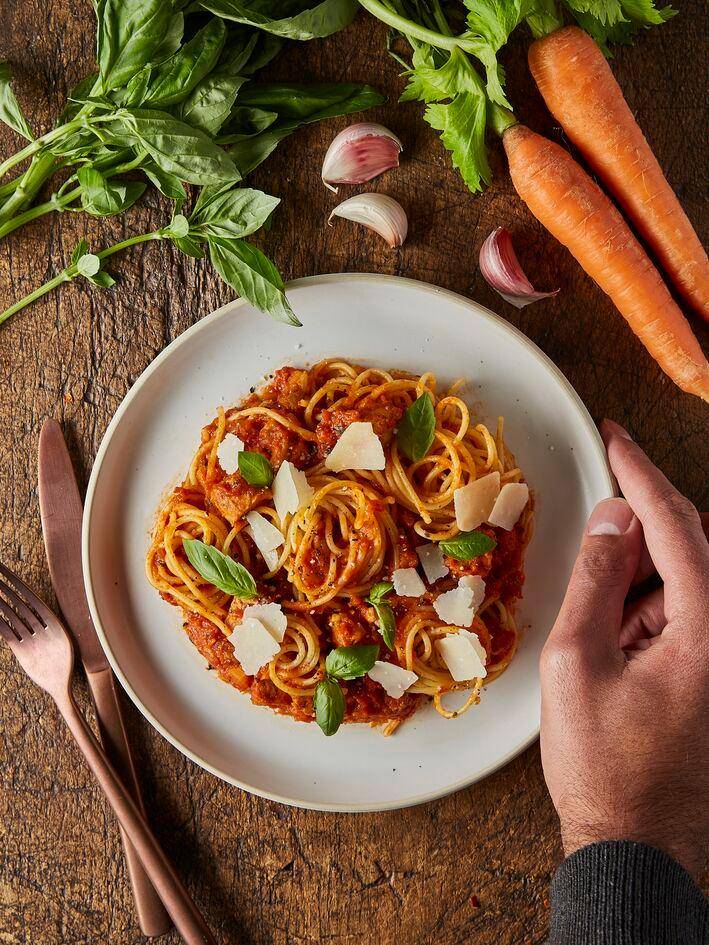 Sauce Bolognaise végane - Recette Perfectmix Cook | Moulinex