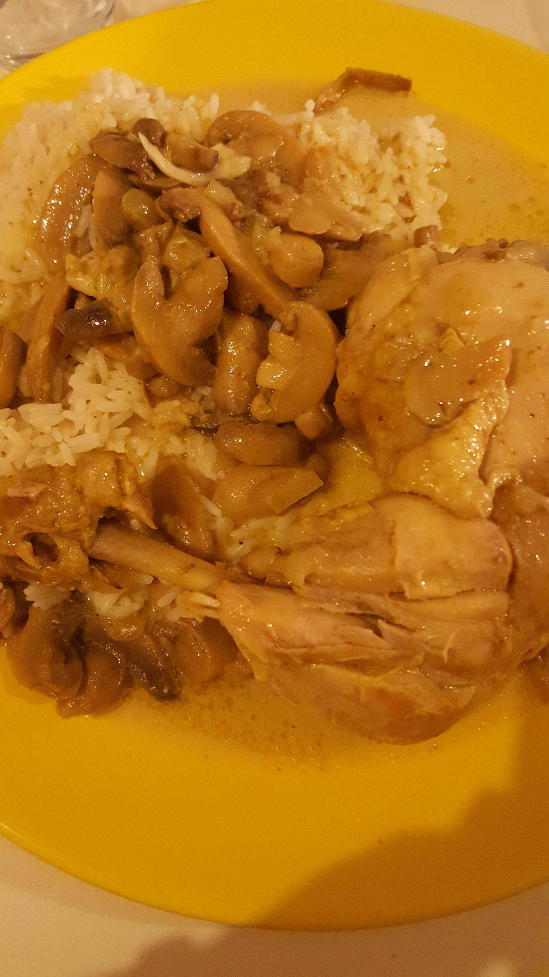 Cuisse de poulet au curry - Recepten Cookeo | Moulinex
