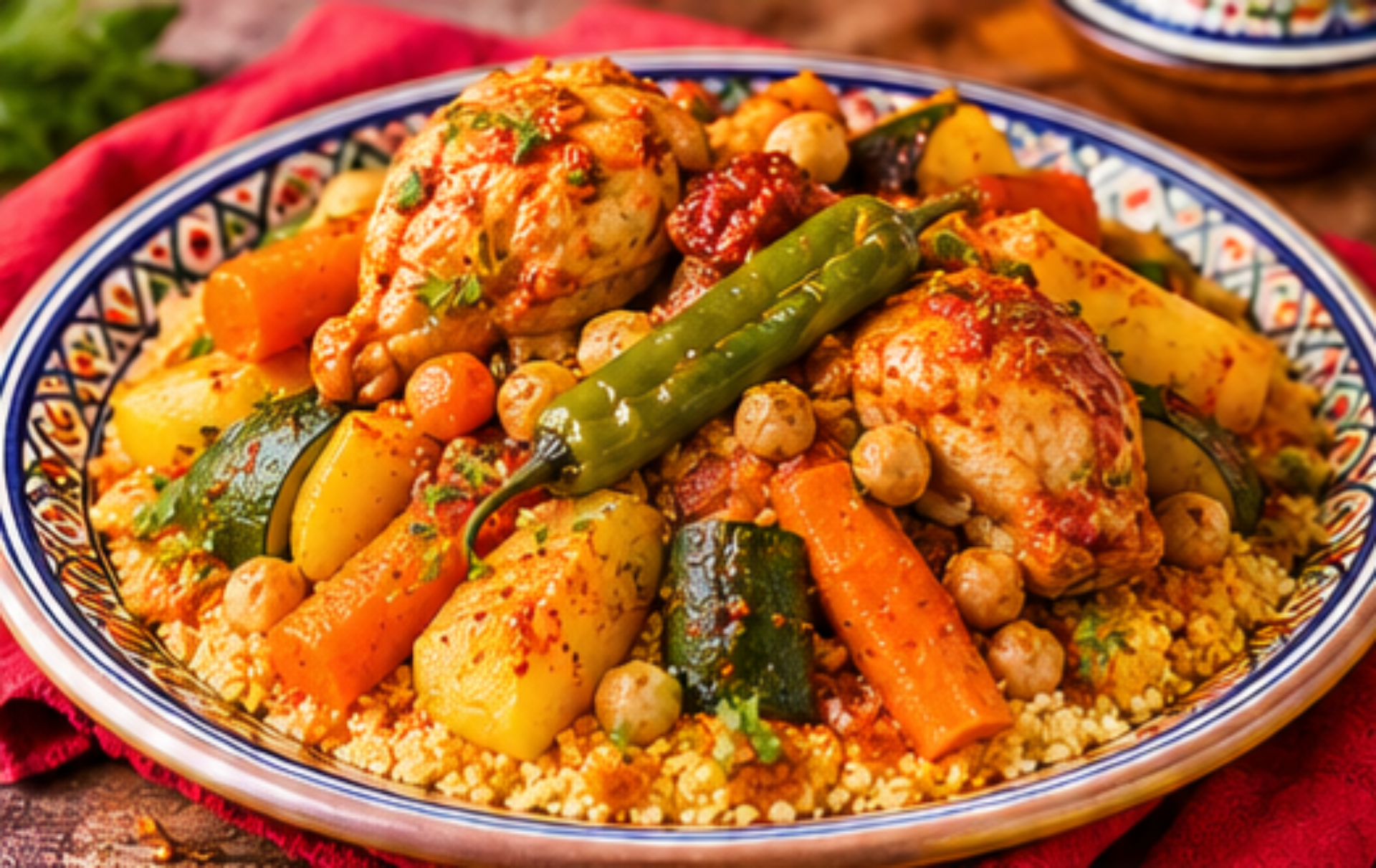 Couscous tunisien familliale. - Recette Cookeo V3 | Moulinex
