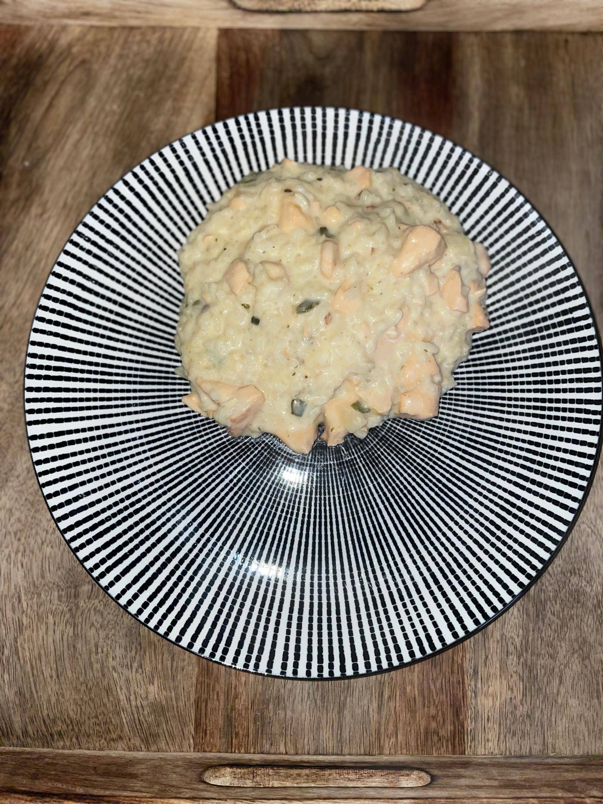 Risotto courgettes saumon - Recepten Cookeo | Moulinex