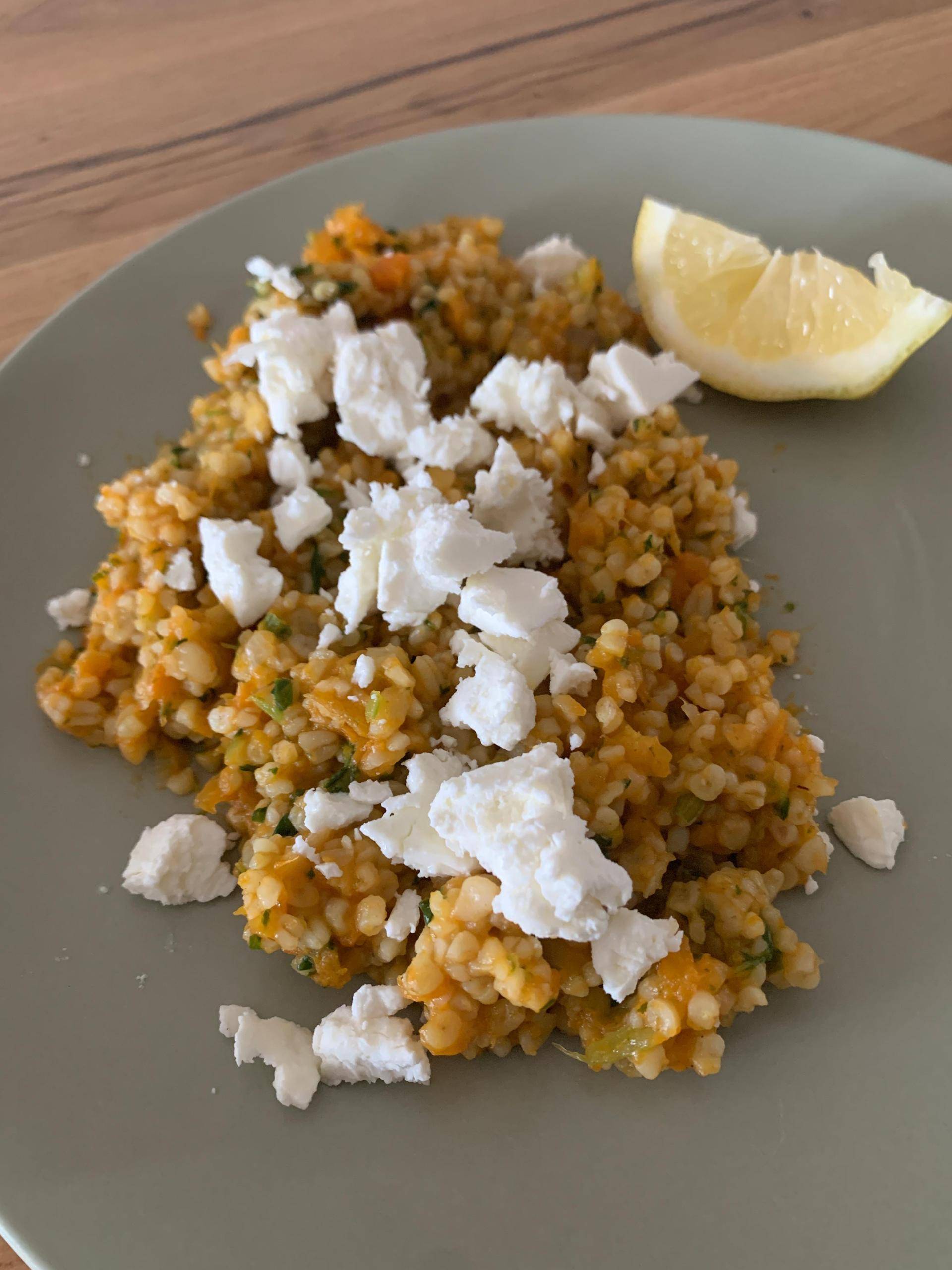 Boulgour à la patate douce et épinards - Recette Cookeo | Moulinex