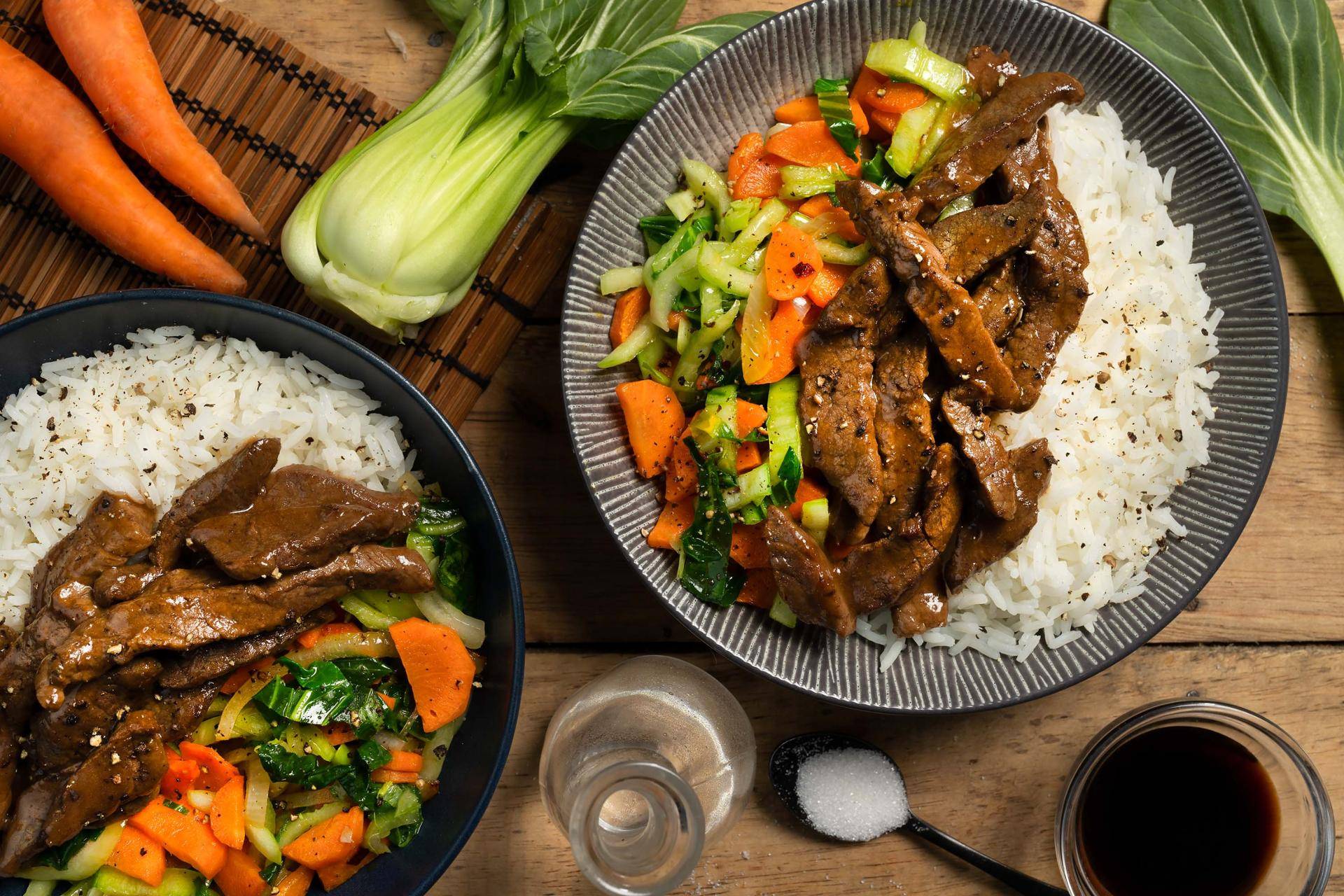 Peking rundvlees, groenten en rijst - Recette Cookeo V3 | Moulinex