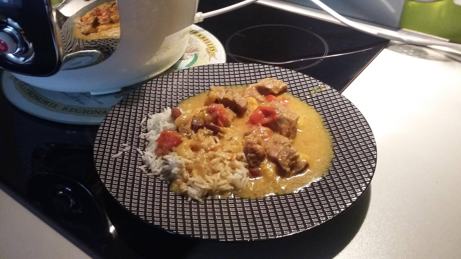 Curry d'agneau à la mangue - Recette Cookeo | Moulinex