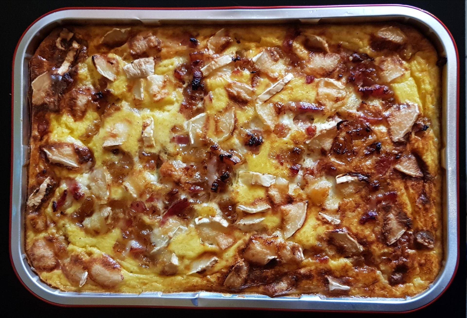 Flan de courge spaghetti chèvre & lardons - Recepten Cookeo | Moulinex