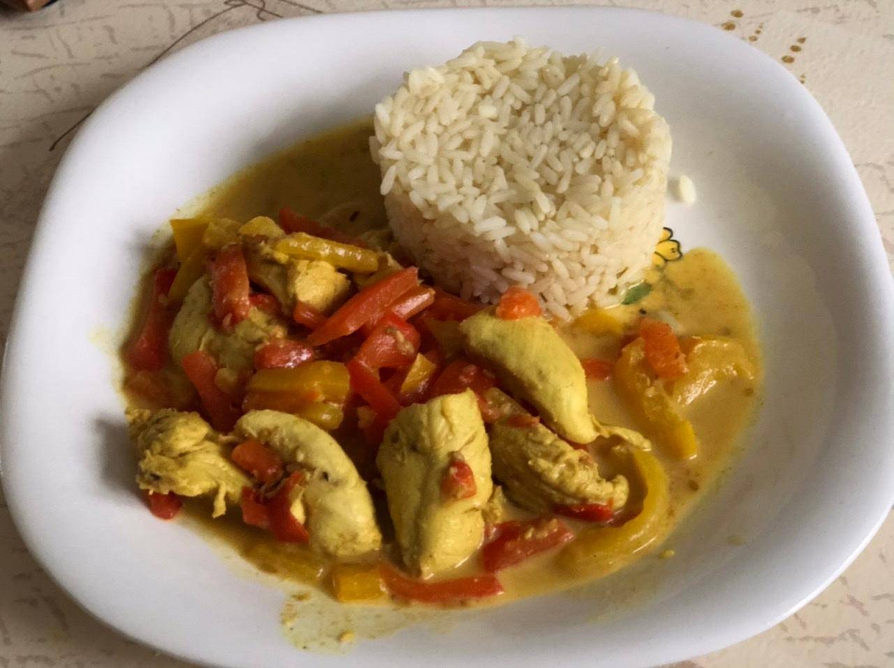 Poulet poivrons sésame à l’indienne - Recette Companion Connect XL | Moulinex