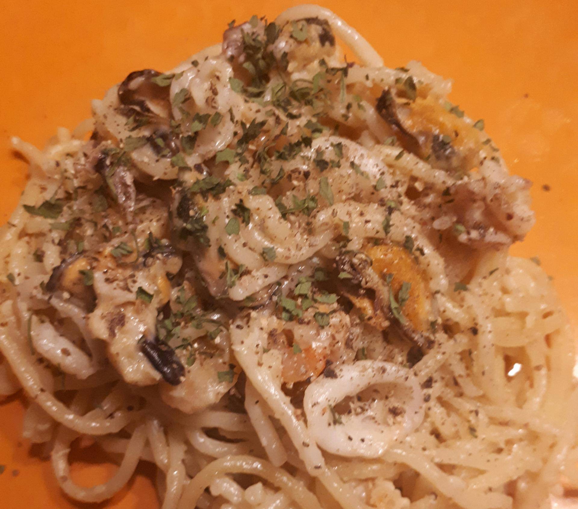 Spaghetti aux fruits de mer - Recepten Companion XL | Moulinex