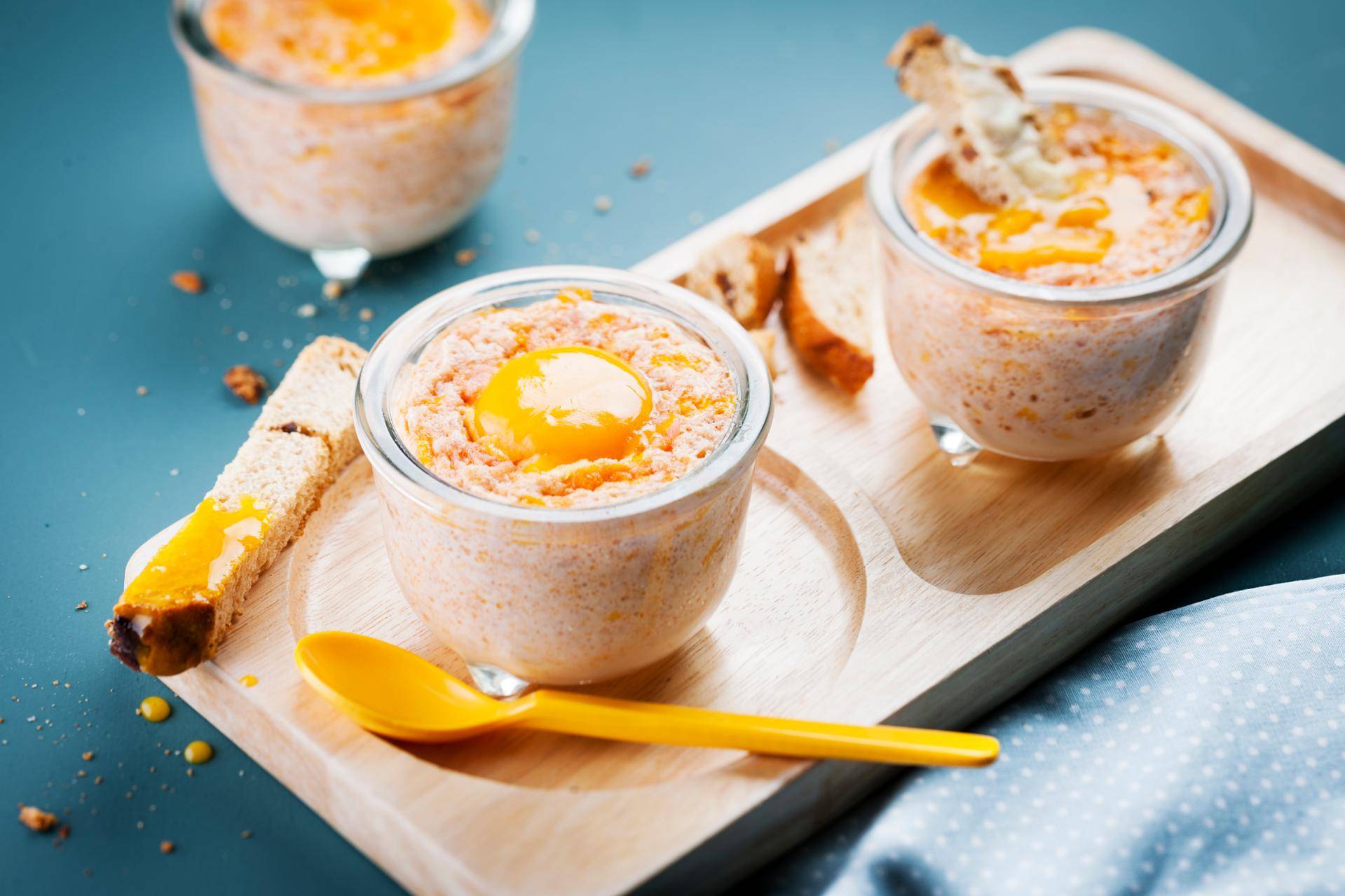 Œuf cocotte mimolette - Recette Cookeo V3 Mini | Moulinex