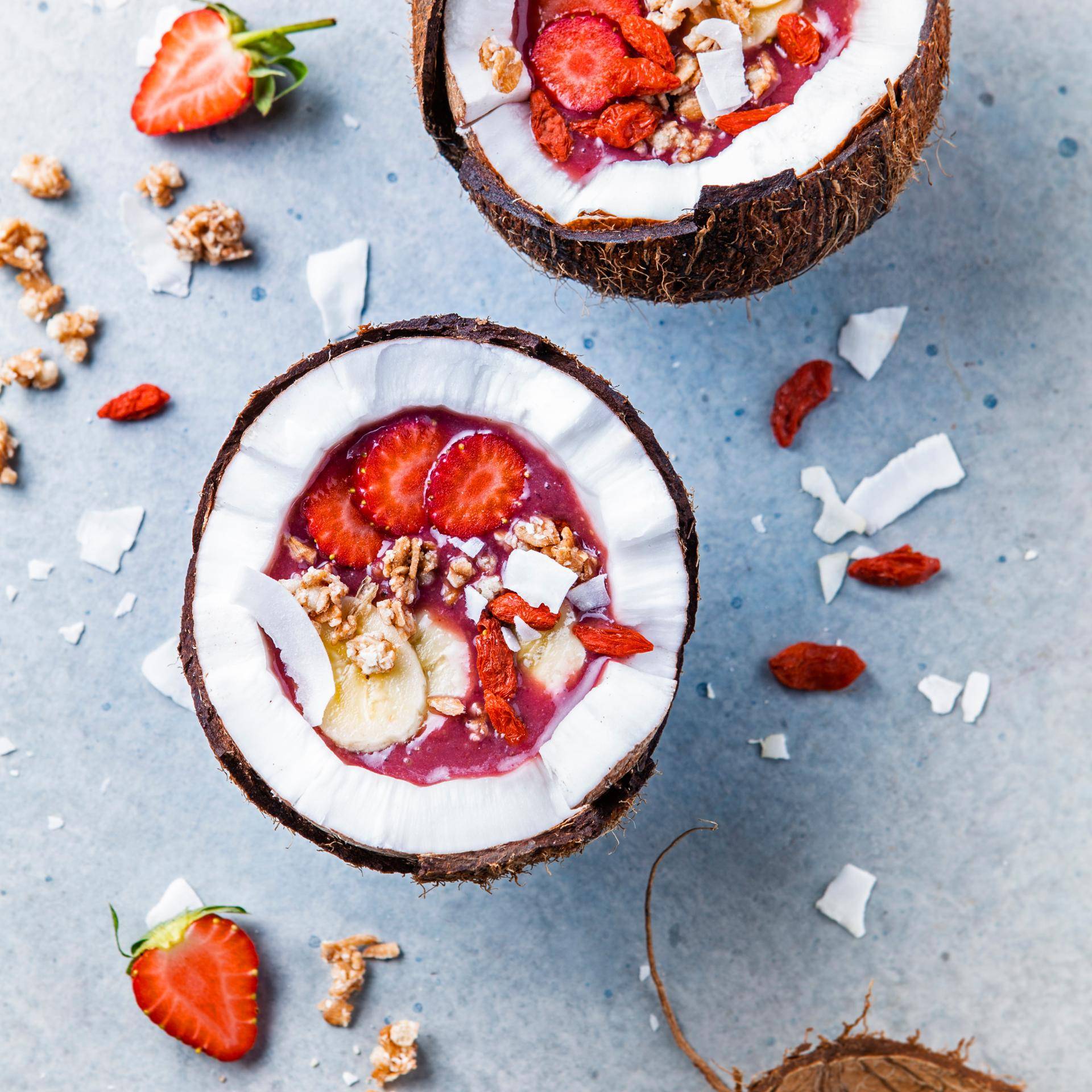 Açaï bowl à la noix de coco et baies de goji - Recepten Perfectmix + | Moulinex