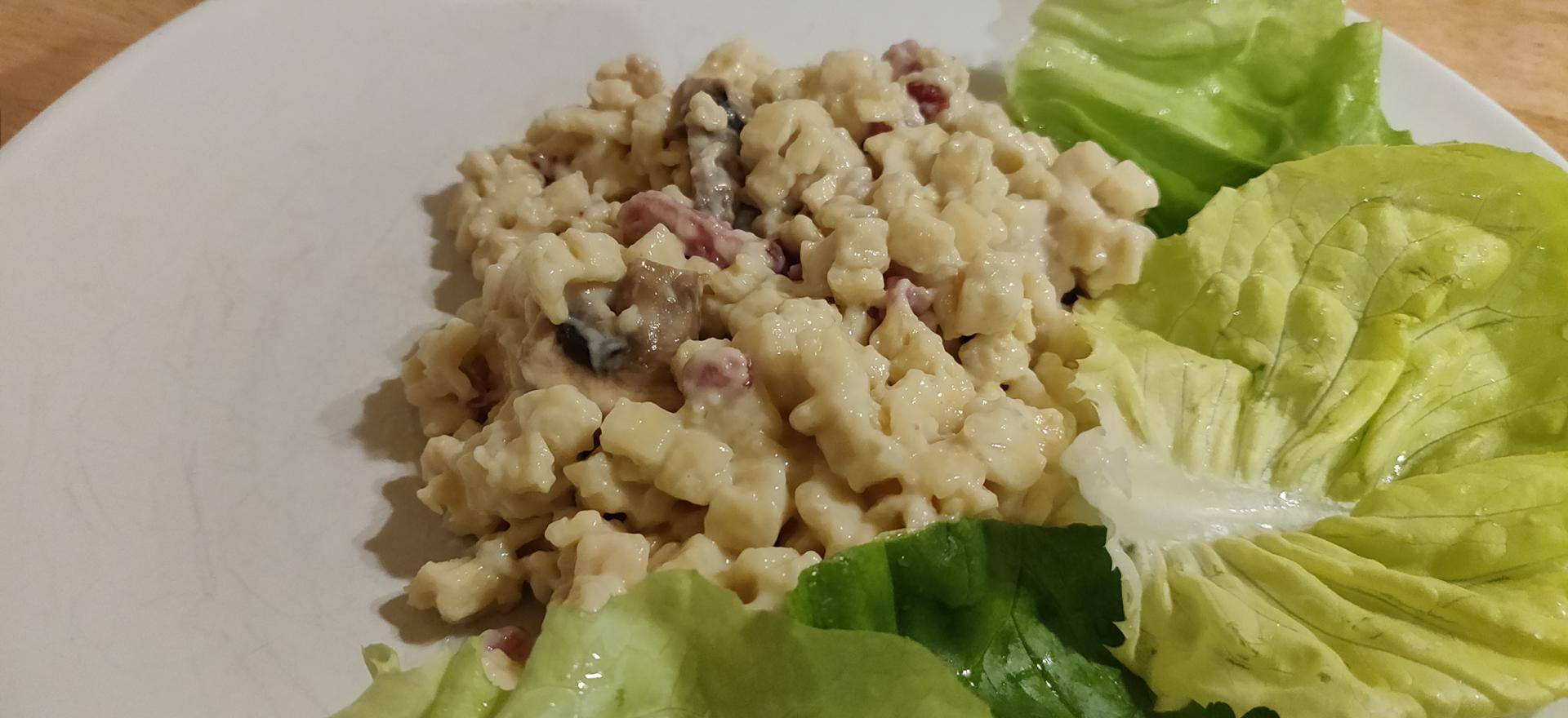 Crozets au bacon et aux champignons façon risotto - Recepten Companion XL | Moulinex