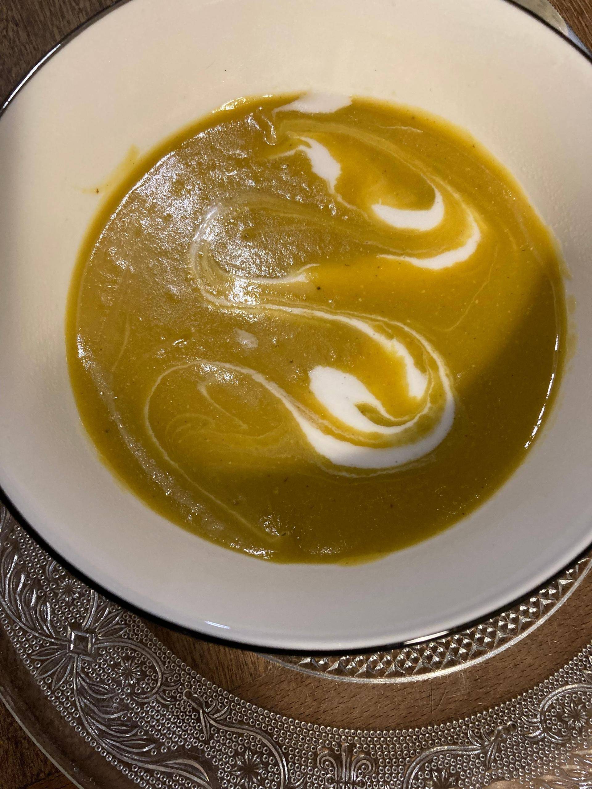 Soupe lentilles corail curry, lait de coco - Recepten Cookeo V3 | Moulinex