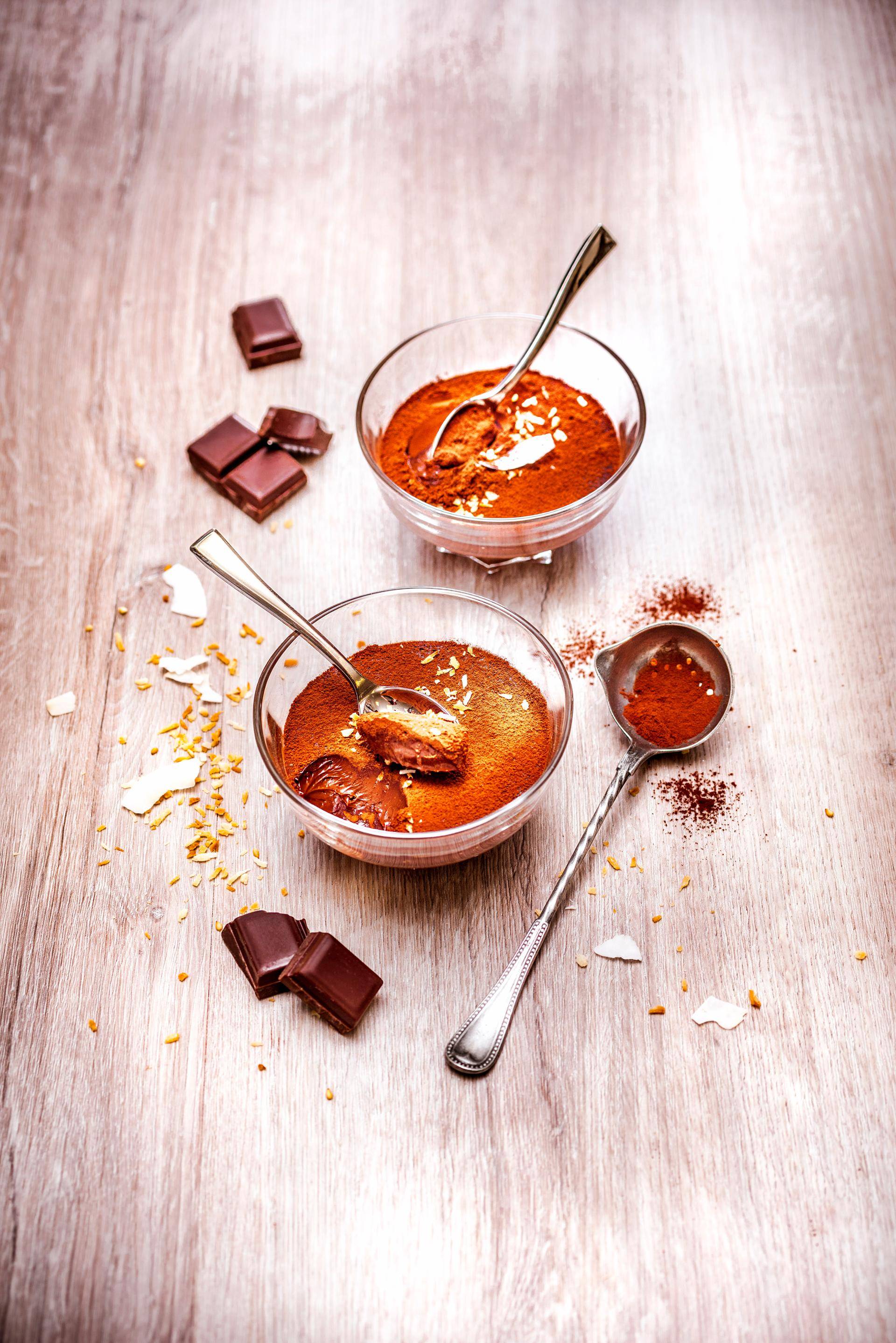 Petites crèmes au chocolat et lait de coco - Recepten Ultrablend Cook | Moulinex