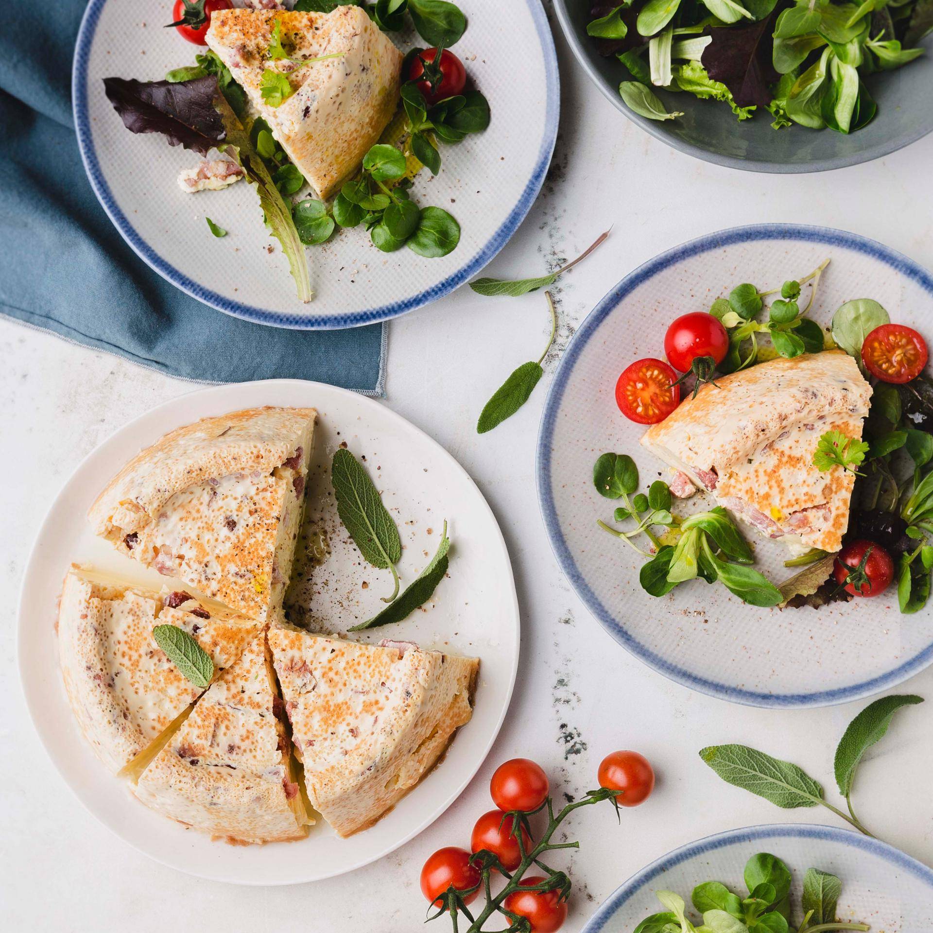 Flan façon quiche lorraine - Recette Cookeo Mini | Moulinex