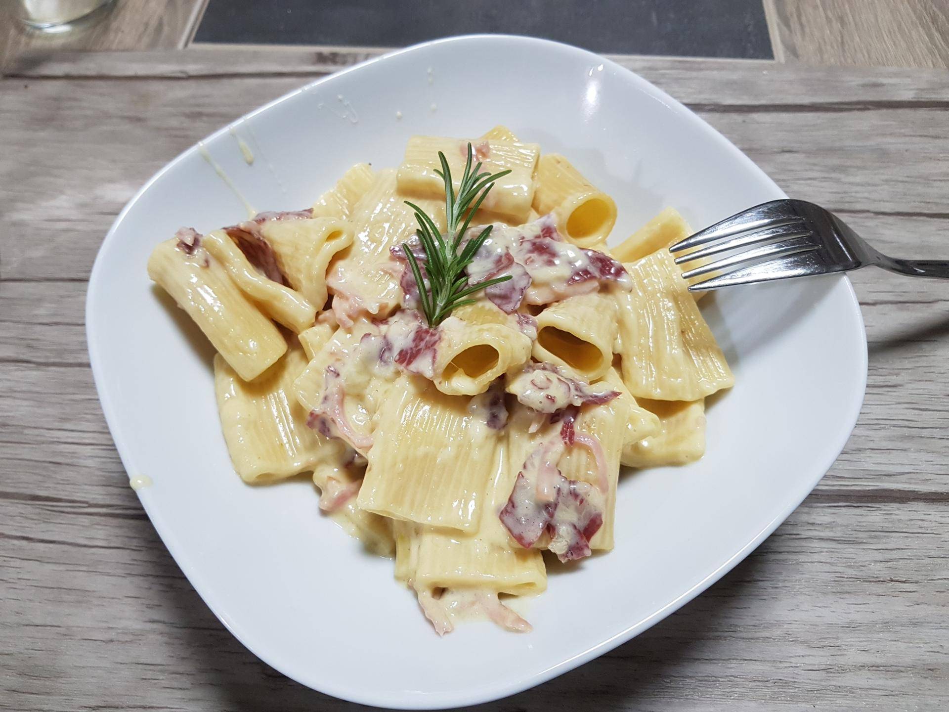 Rigatoni à la carbonara - Recepten Cookeo | Moulinex