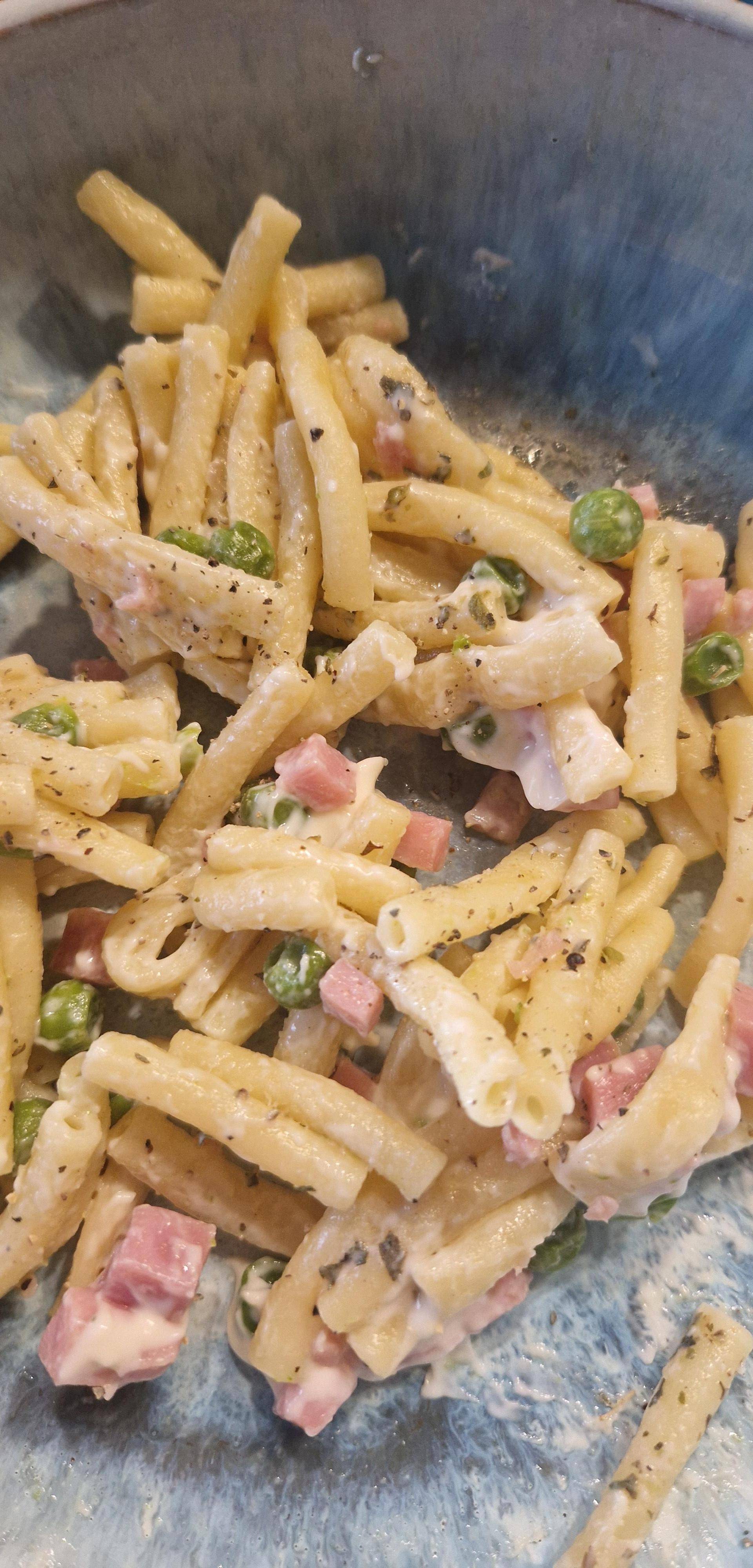 Pâtes au jambon et au petit pois - Recette Cookeo | Moulinex