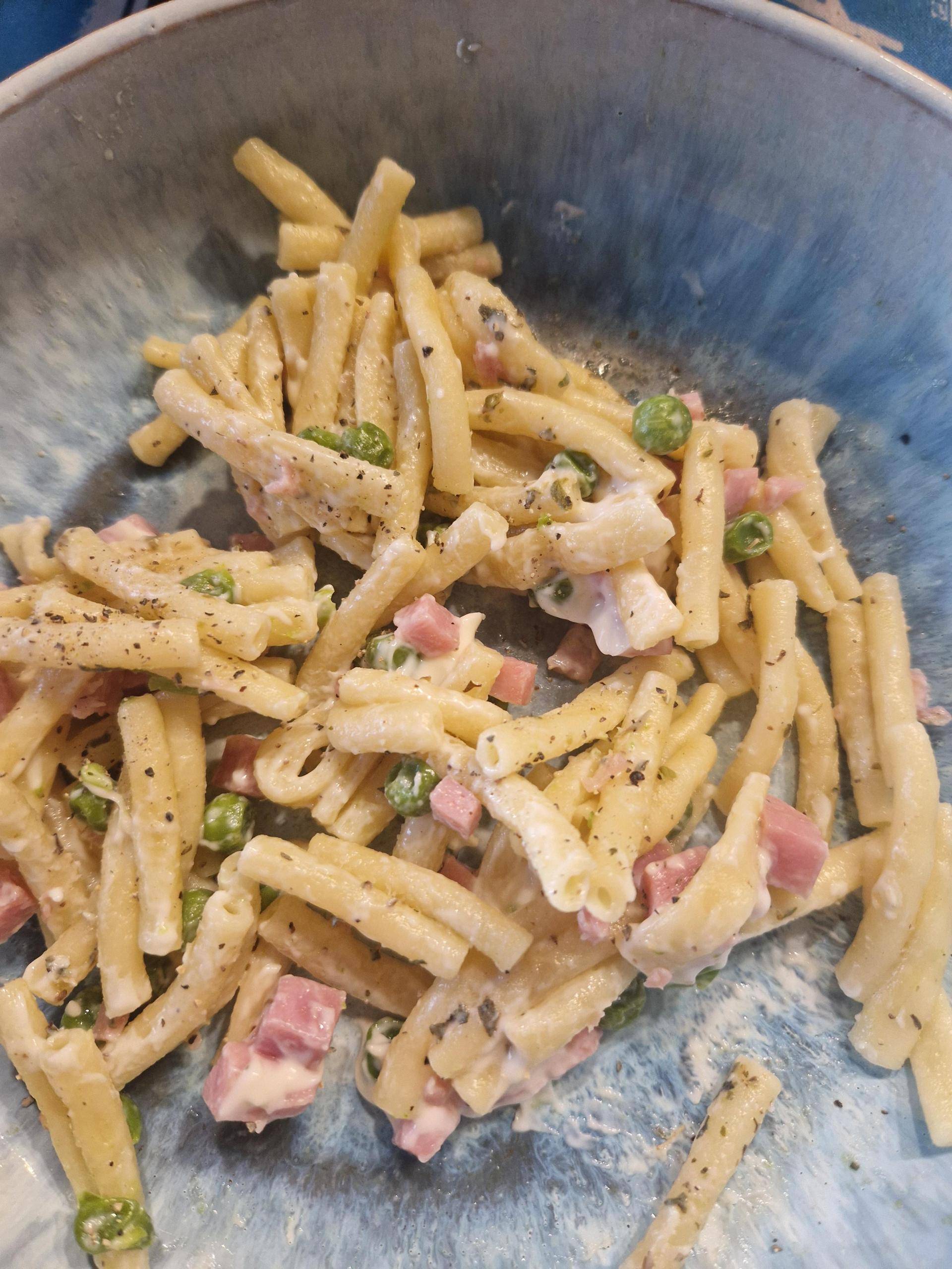 Macaroni jambon petits pois au fromage - Recepten Cookeo V3 | Moulinex