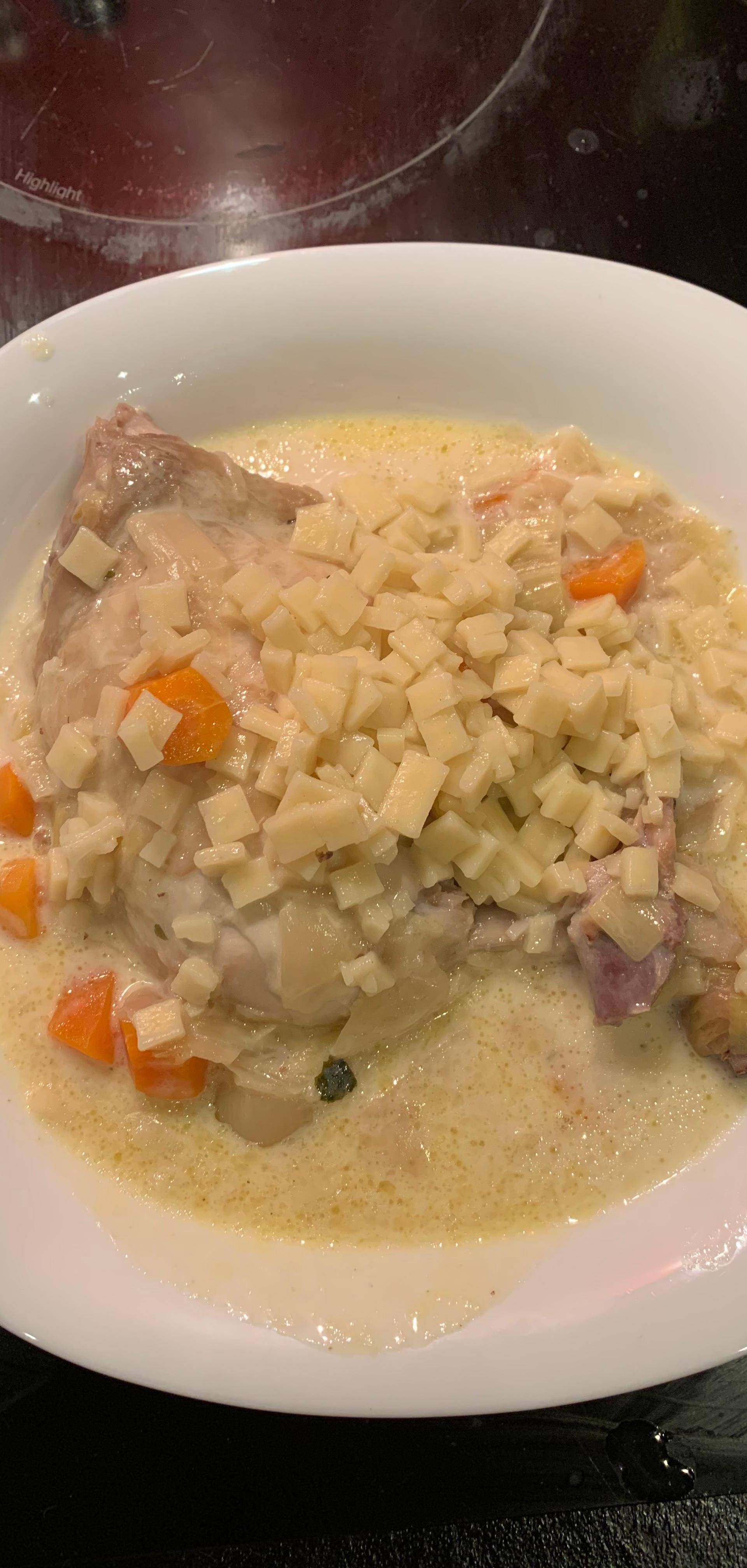 Waterzooï de Poulet aux Crozets - Recette Cookeo | Moulinex