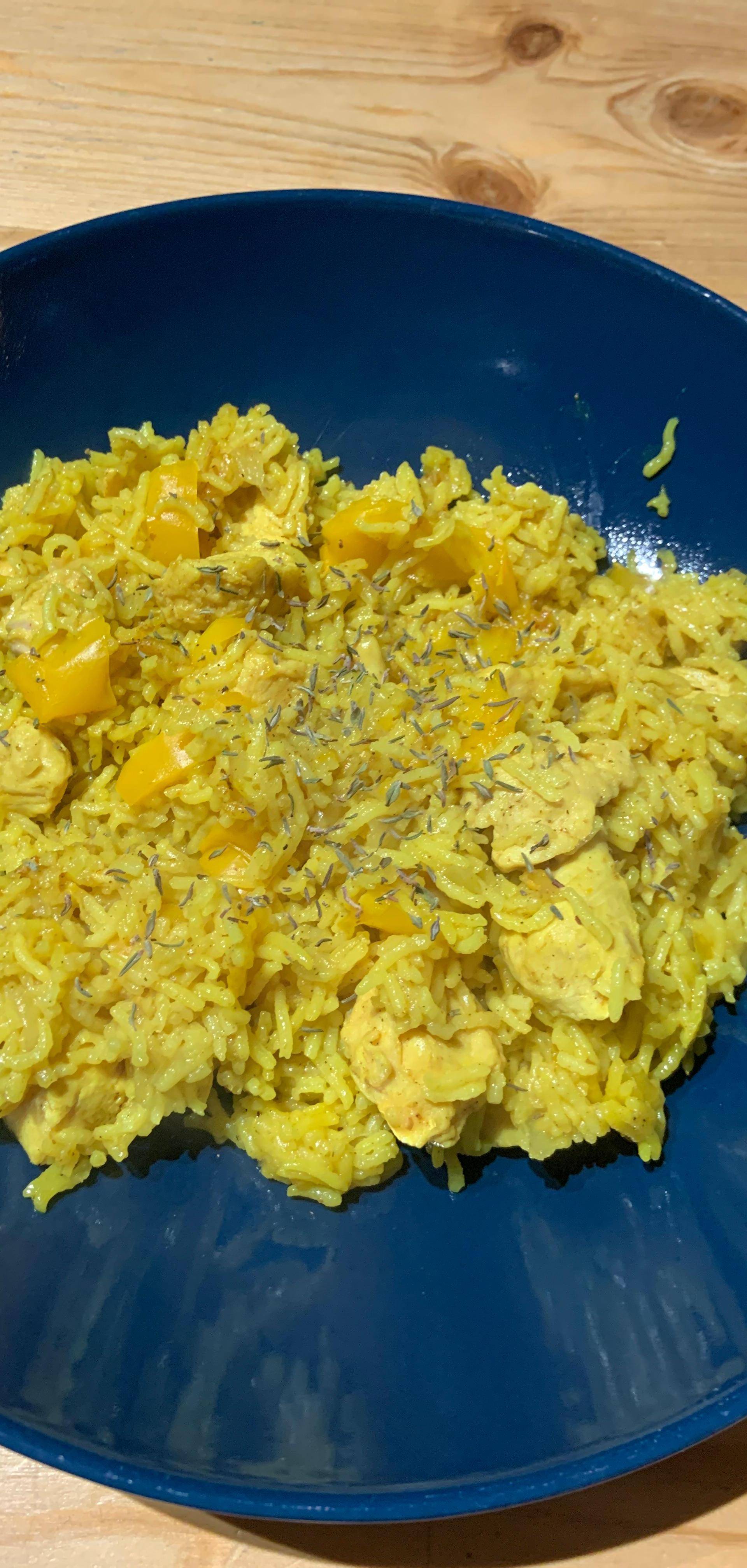 Poulet curry et riz basmati - Recette Cookeo | Moulinex