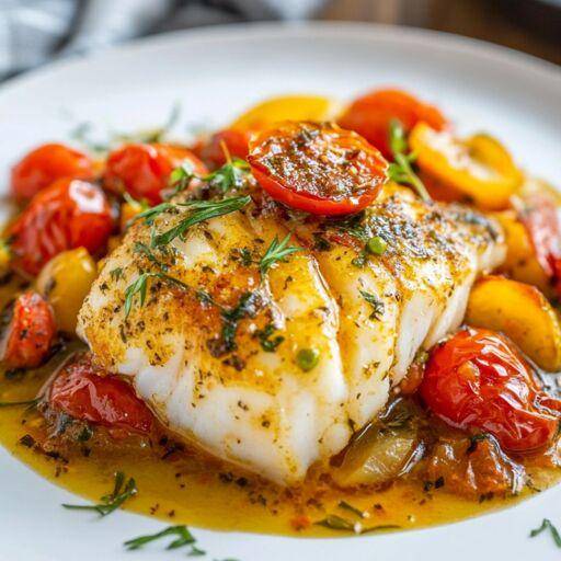 Poisson aux poivrons et à la tomate - Recette Cookeo | Moulinex