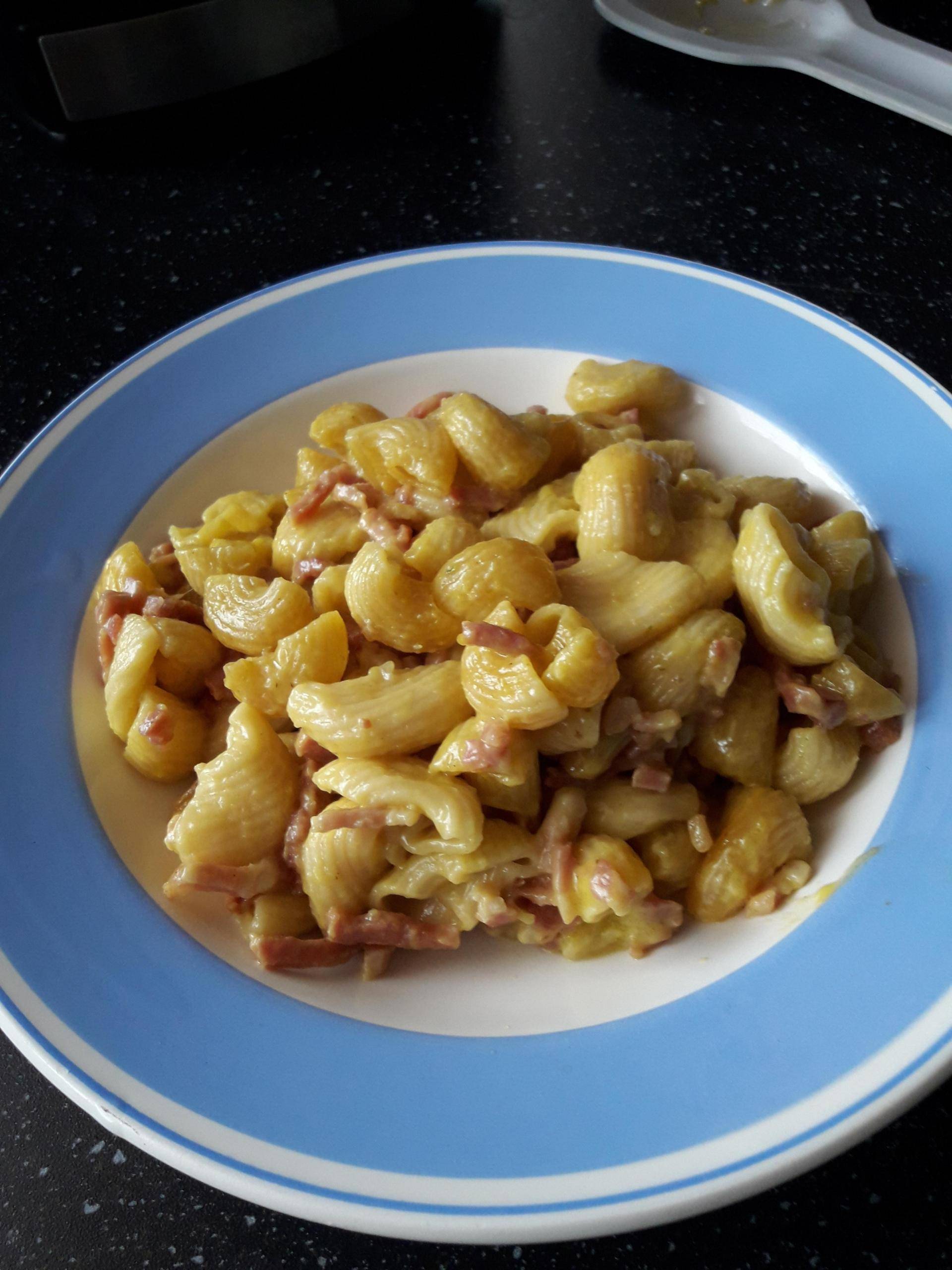 Pipe rigate carbonara à ma façon. - Recette Cookeo | Moulinex