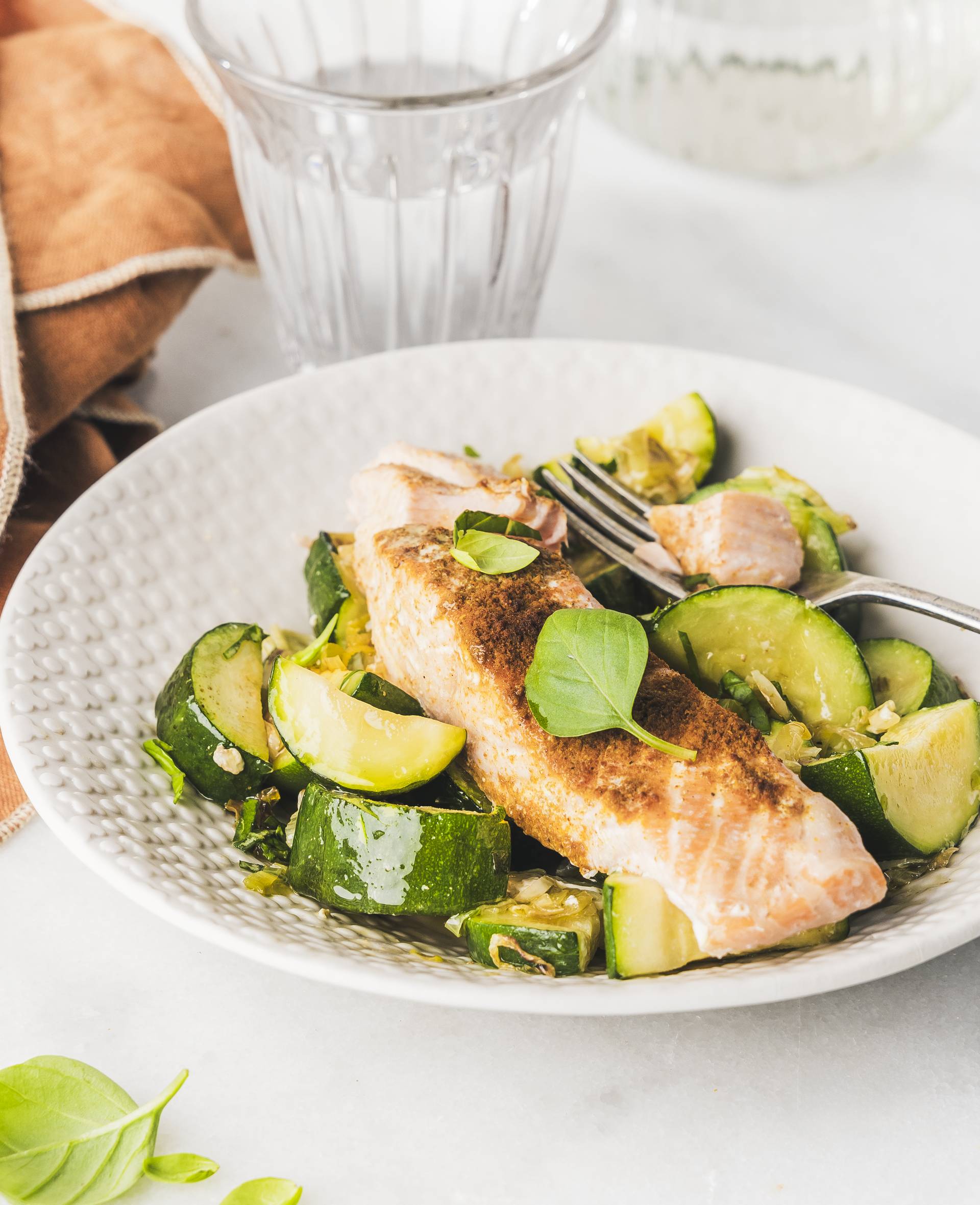 Risotto saumon et courgettes - Recette Cookeo | Moulinex