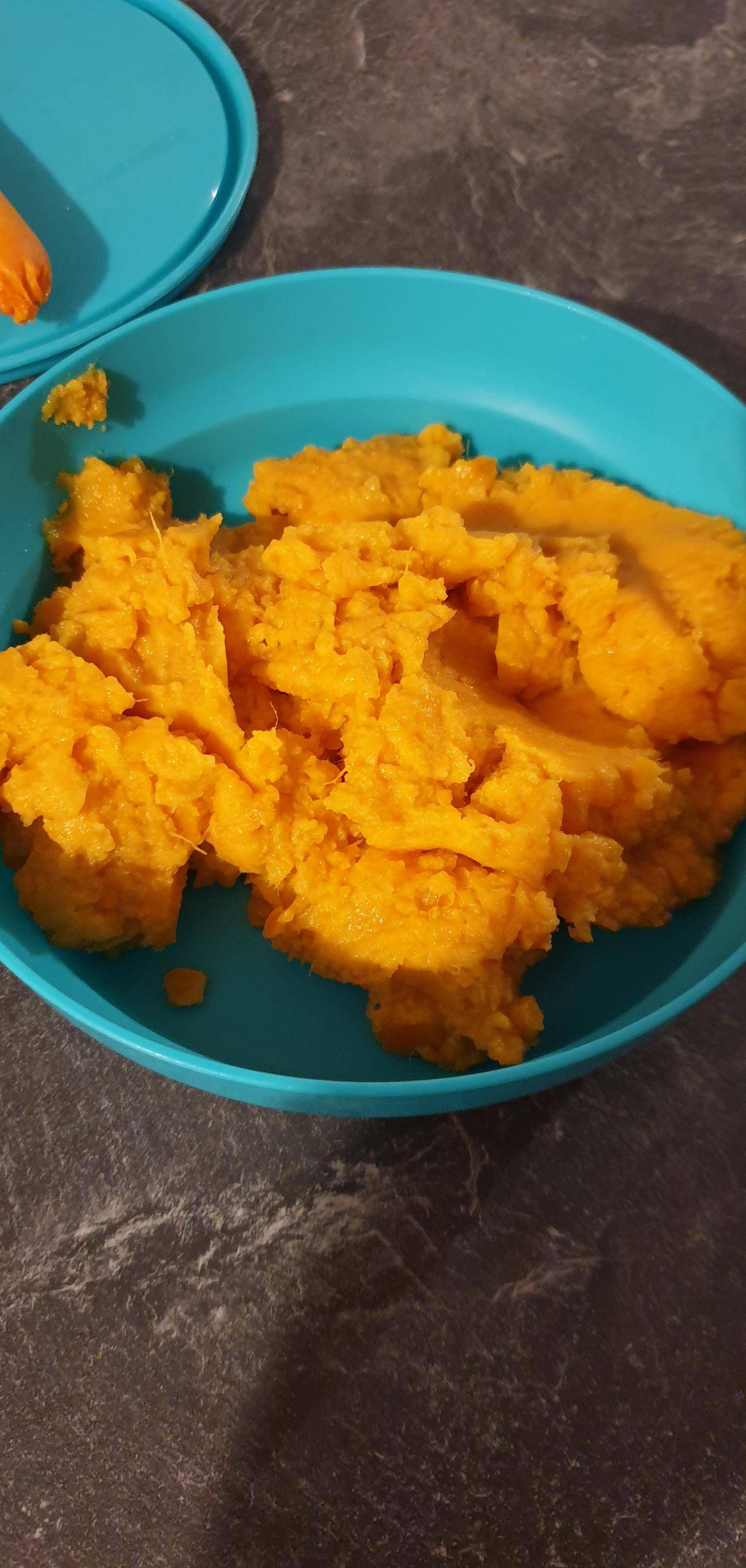 Purée de patate douce carottes - Recette Cookeo V3 | Moulinex