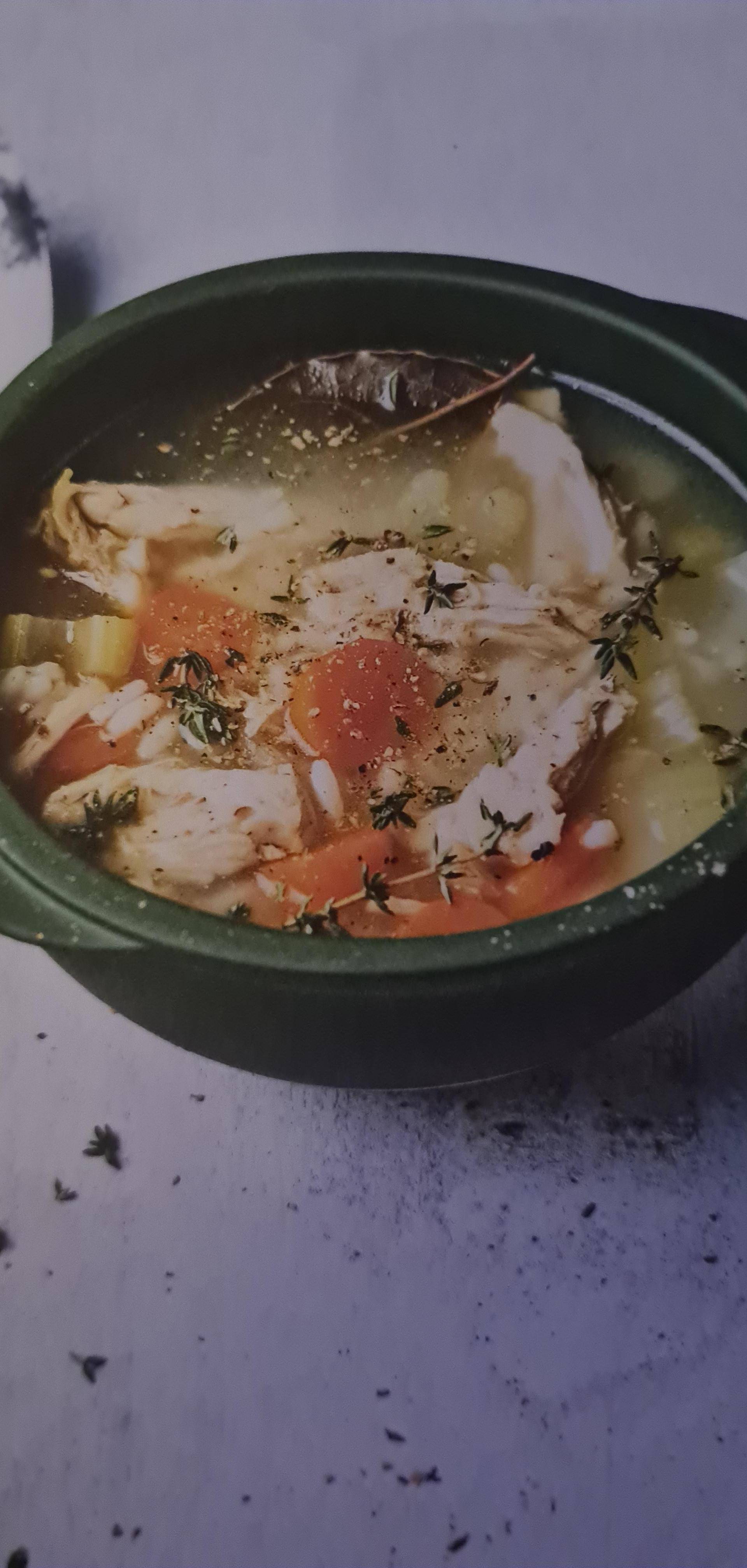 Soupe au poulet, riz et légumes - Recette Cookeo V3 | Moulinex