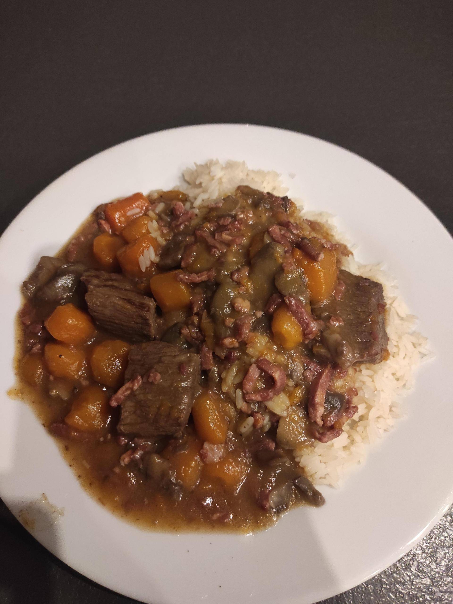 Bœuf carottes champignons - Recette Cookeo | Moulinex