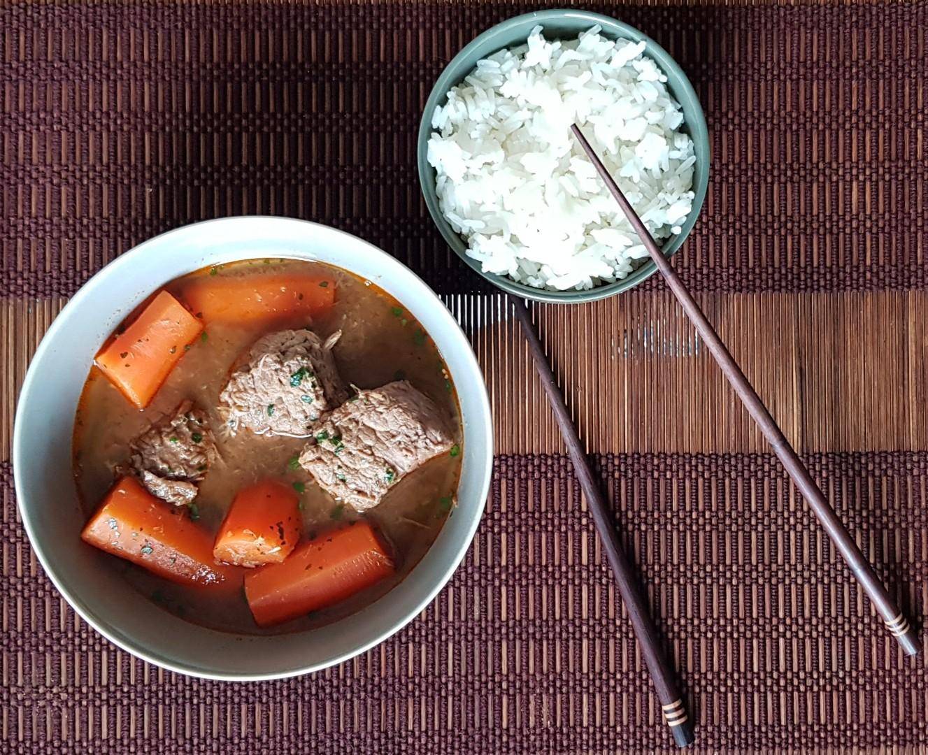 Boeuf bourguignon à l'asiatique - Recepten Companion XL | Moulinex
