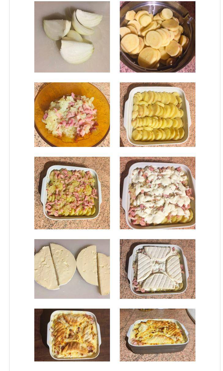 Tartiflette façon paco et biquette - Recepten Companion Connect XL | Moulinex