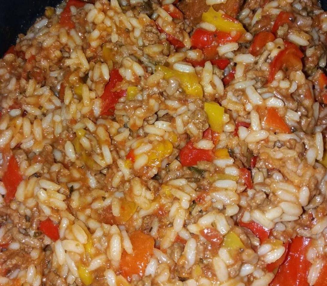 Riz façon poivrons farcis - Recepten Cookeo V3 | Moulinex