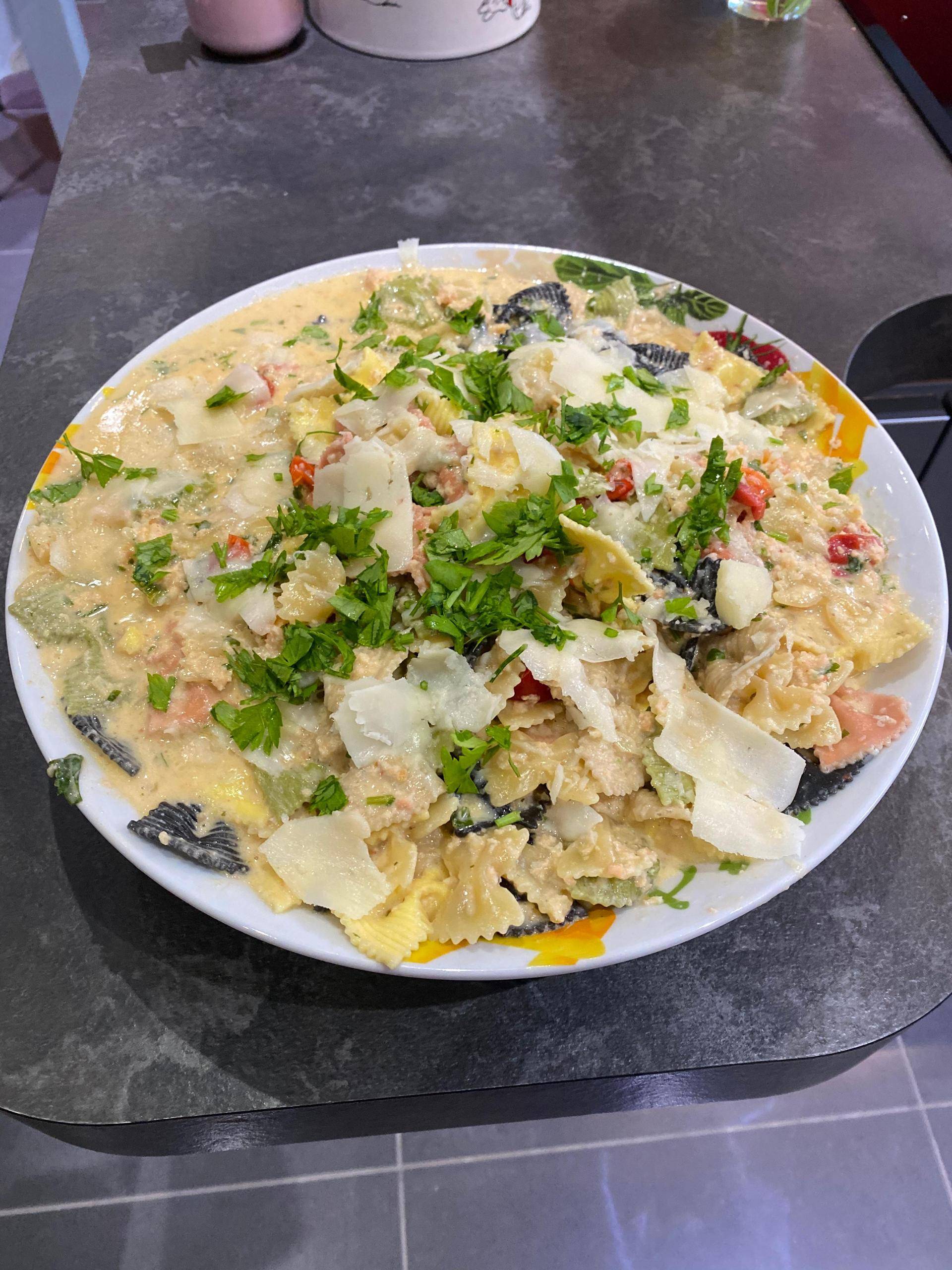 Pâtes au saumon - Recette Companion Connect | Moulinex