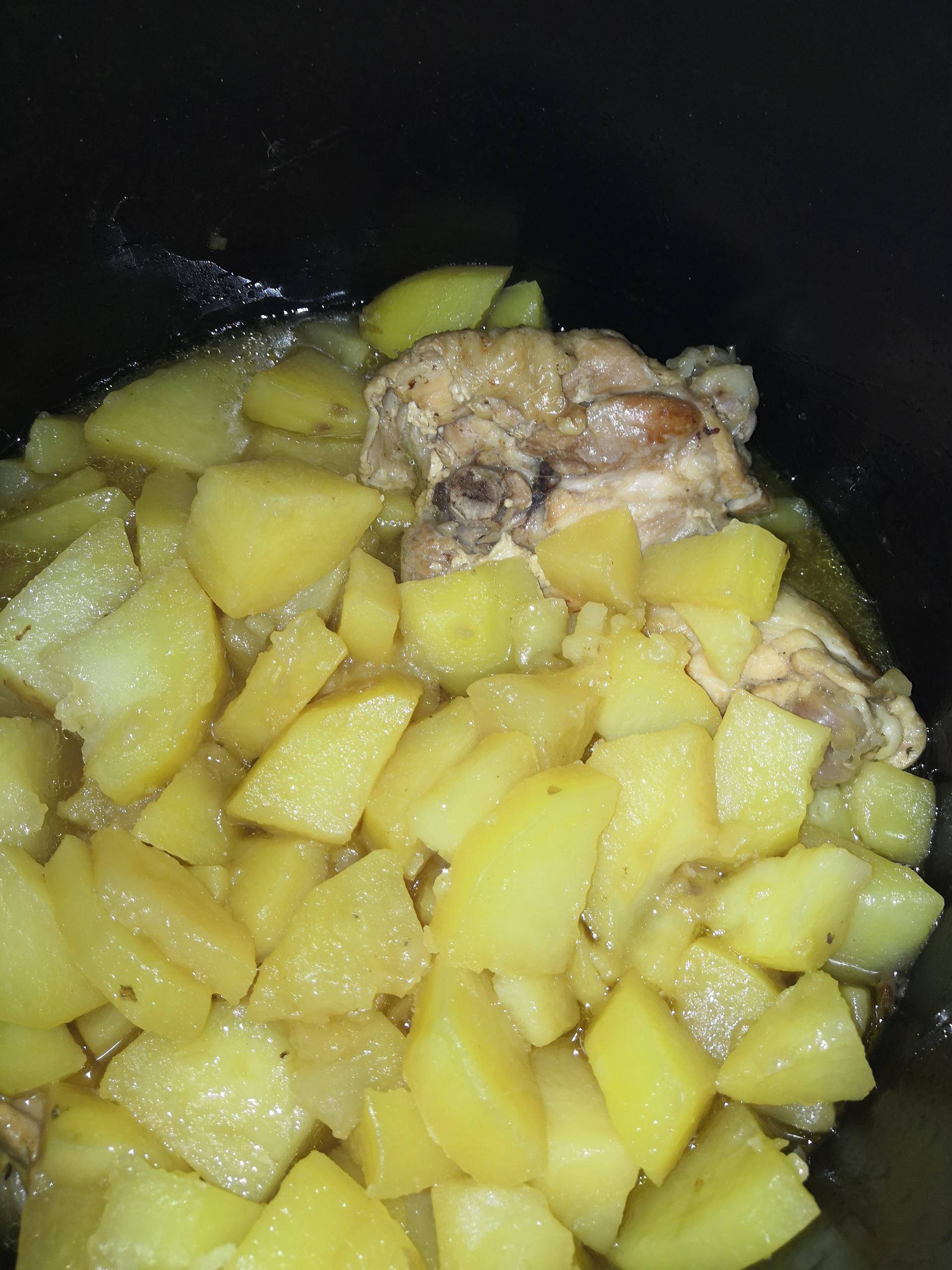 Haut de poulet avec pomme de terre - Recepten Cookeo | Moulinex