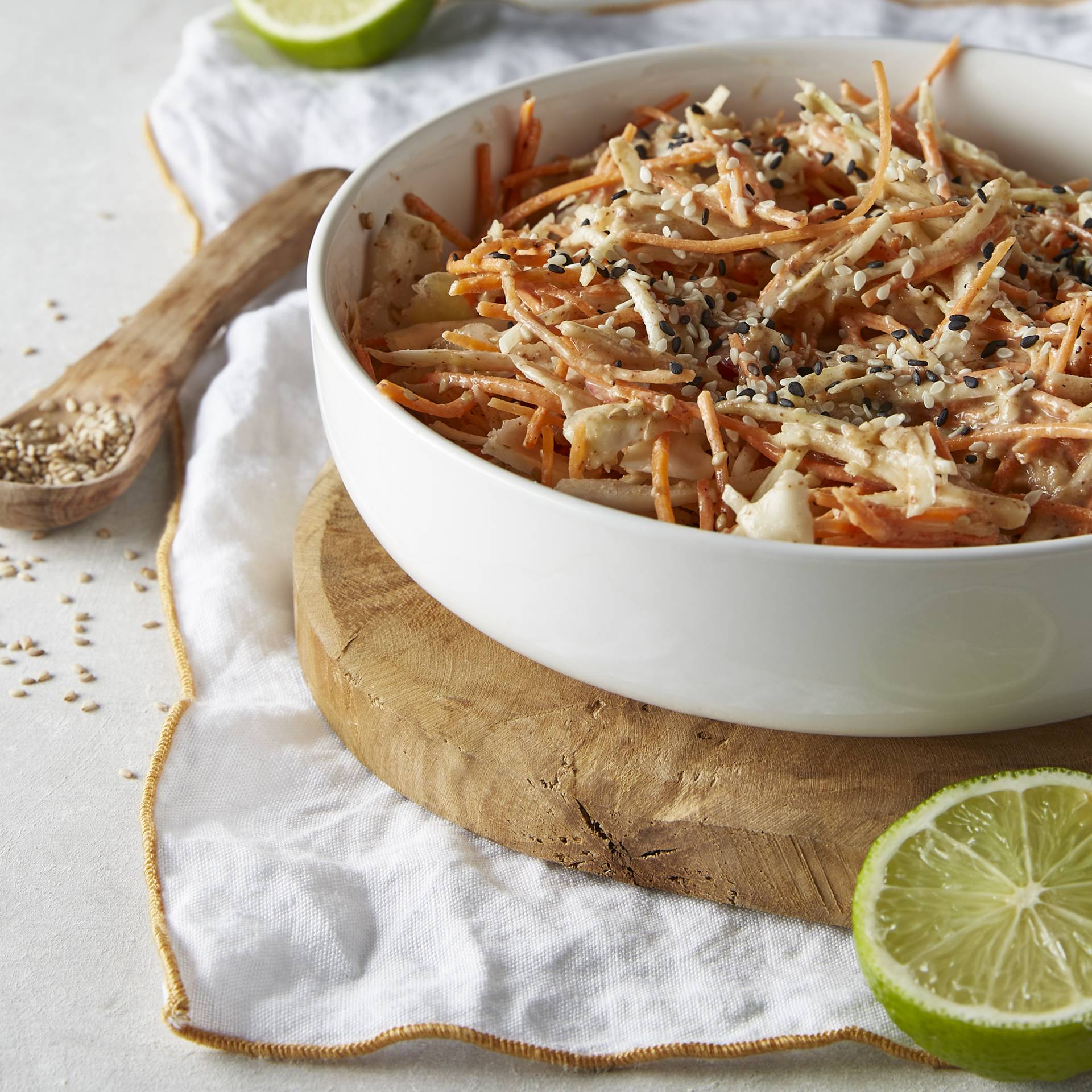 Coleslaw au sésame - Recette Companion | Moulinex
