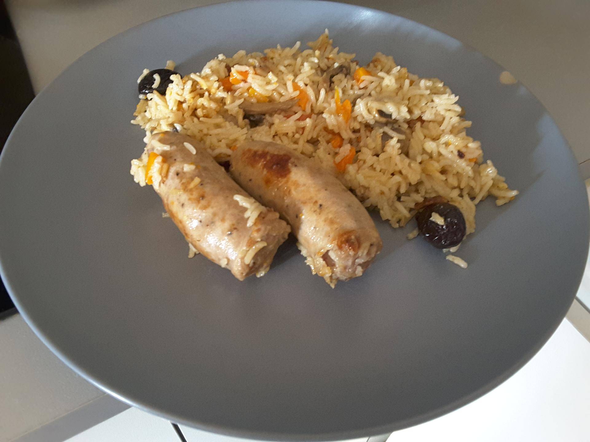 Poélée de riz aux saucisses - Recepten Cookeo | Moulinex