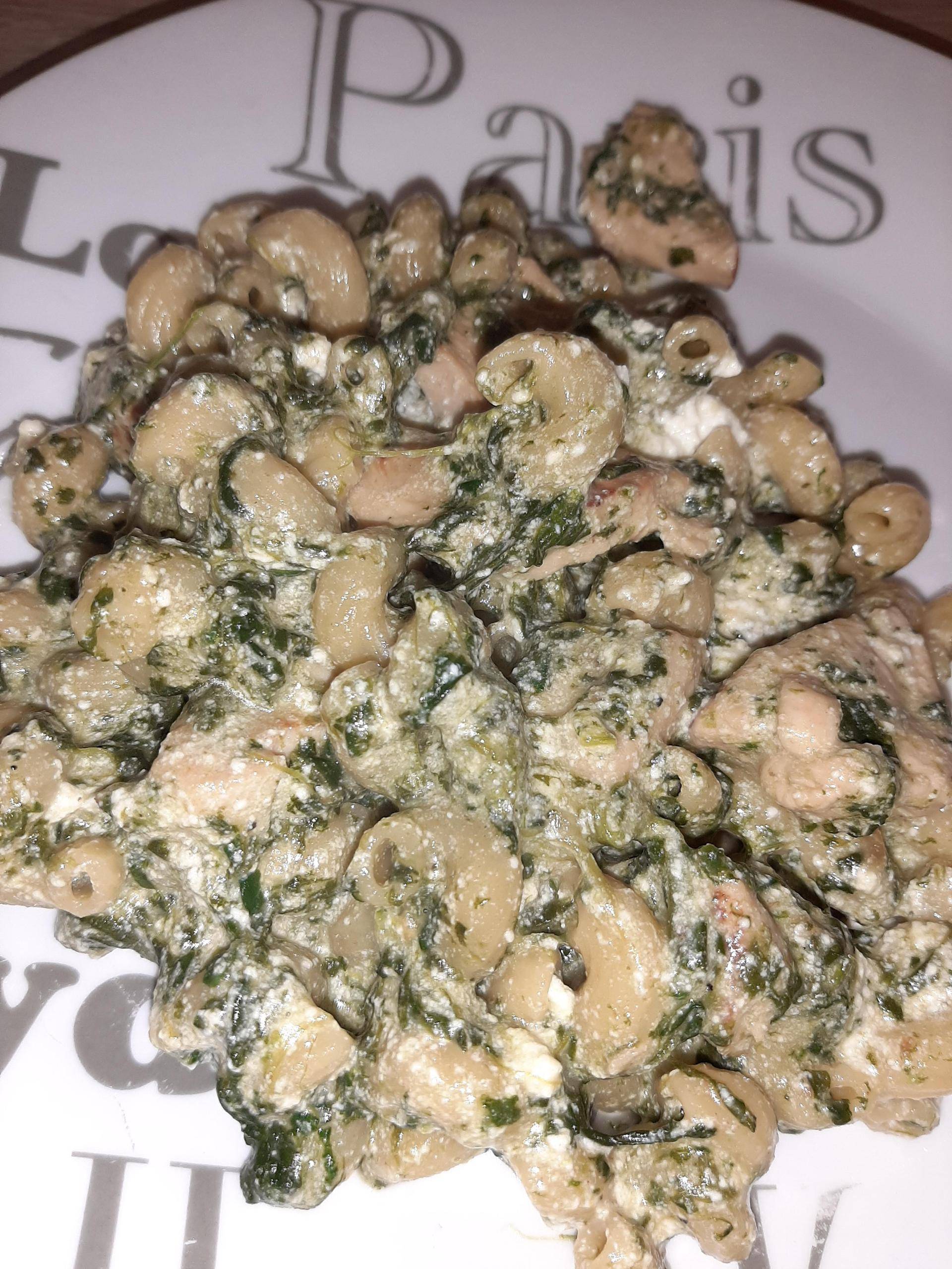Poulet épinards Ricotta pates - Recepten Cookeo | Moulinex