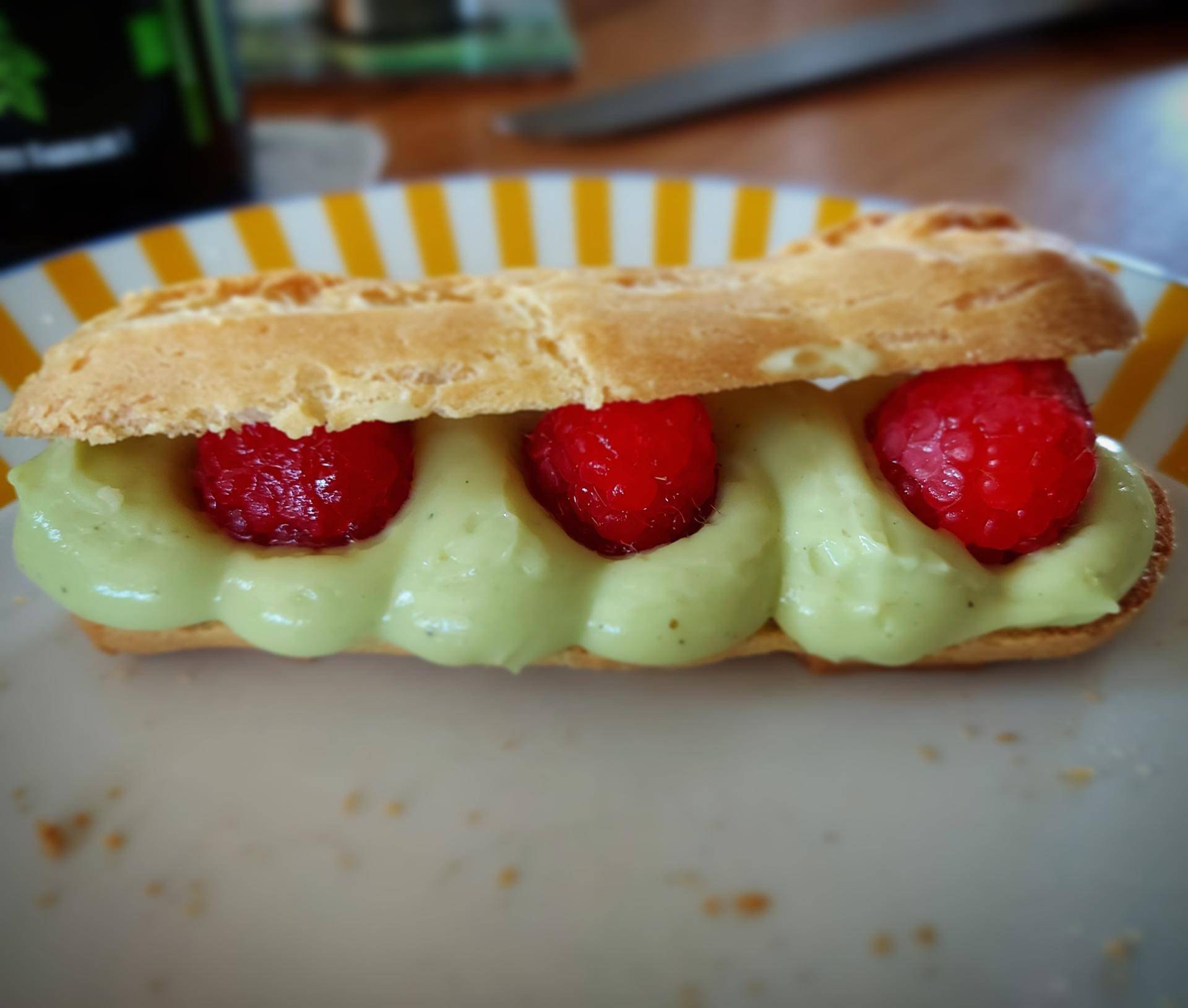 Eclair pistache framboise - Recepten Companion XL | Moulinex