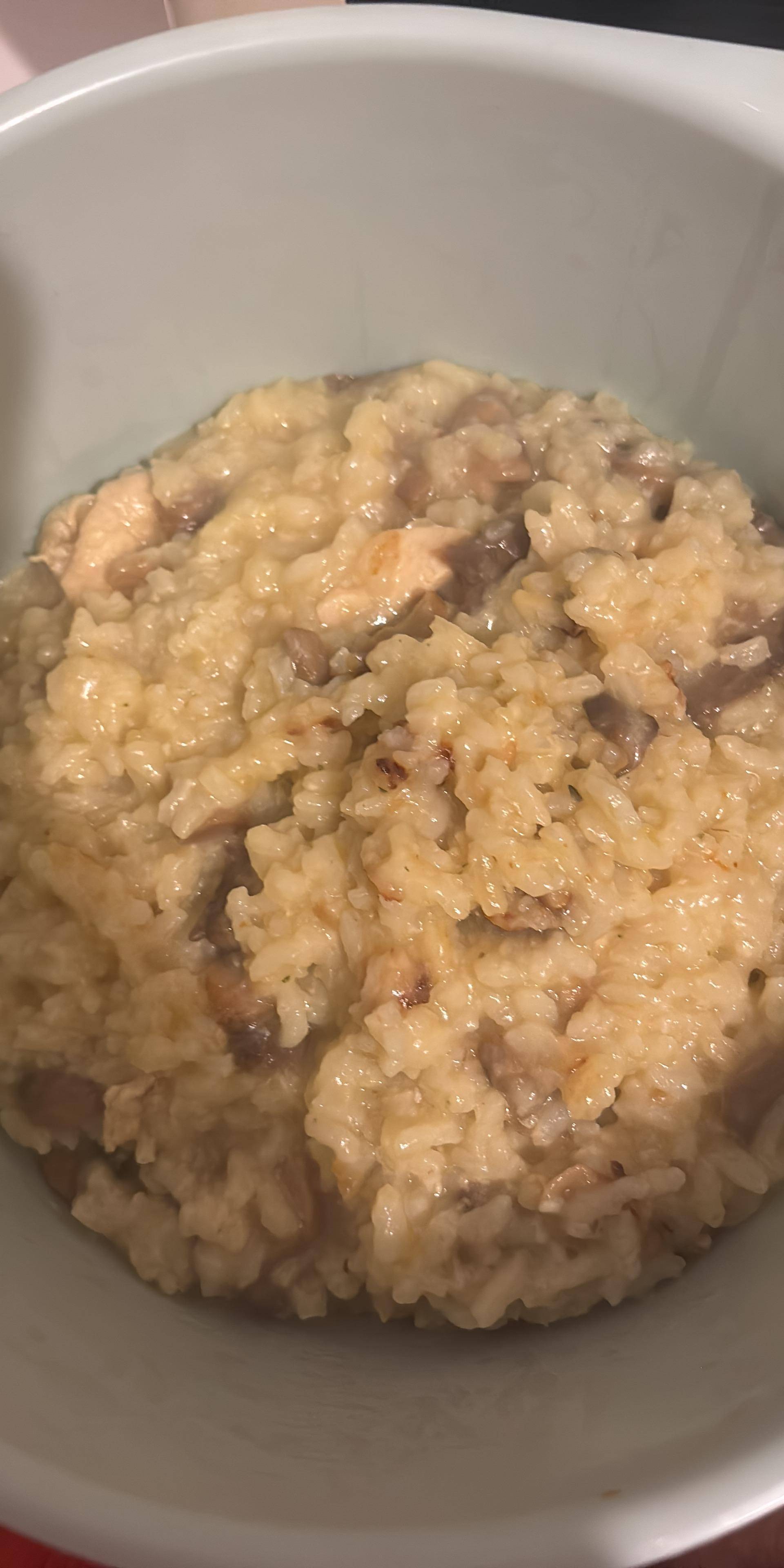 Risotto champignons escalope de dinde - Recette Cookeo | Moulinex