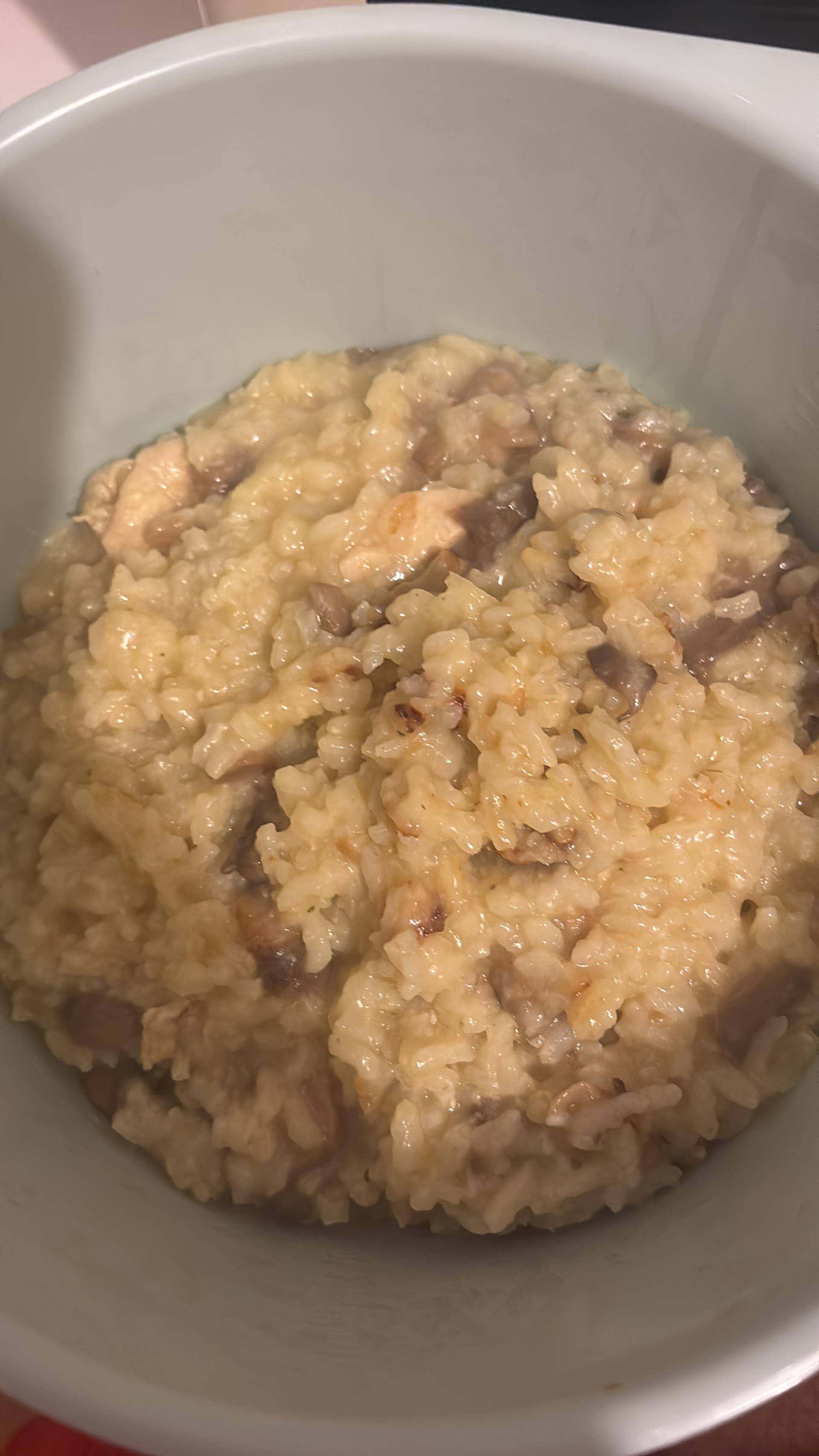 Risotto champignons escalope de dinde - Recette Cookeo | Moulinex