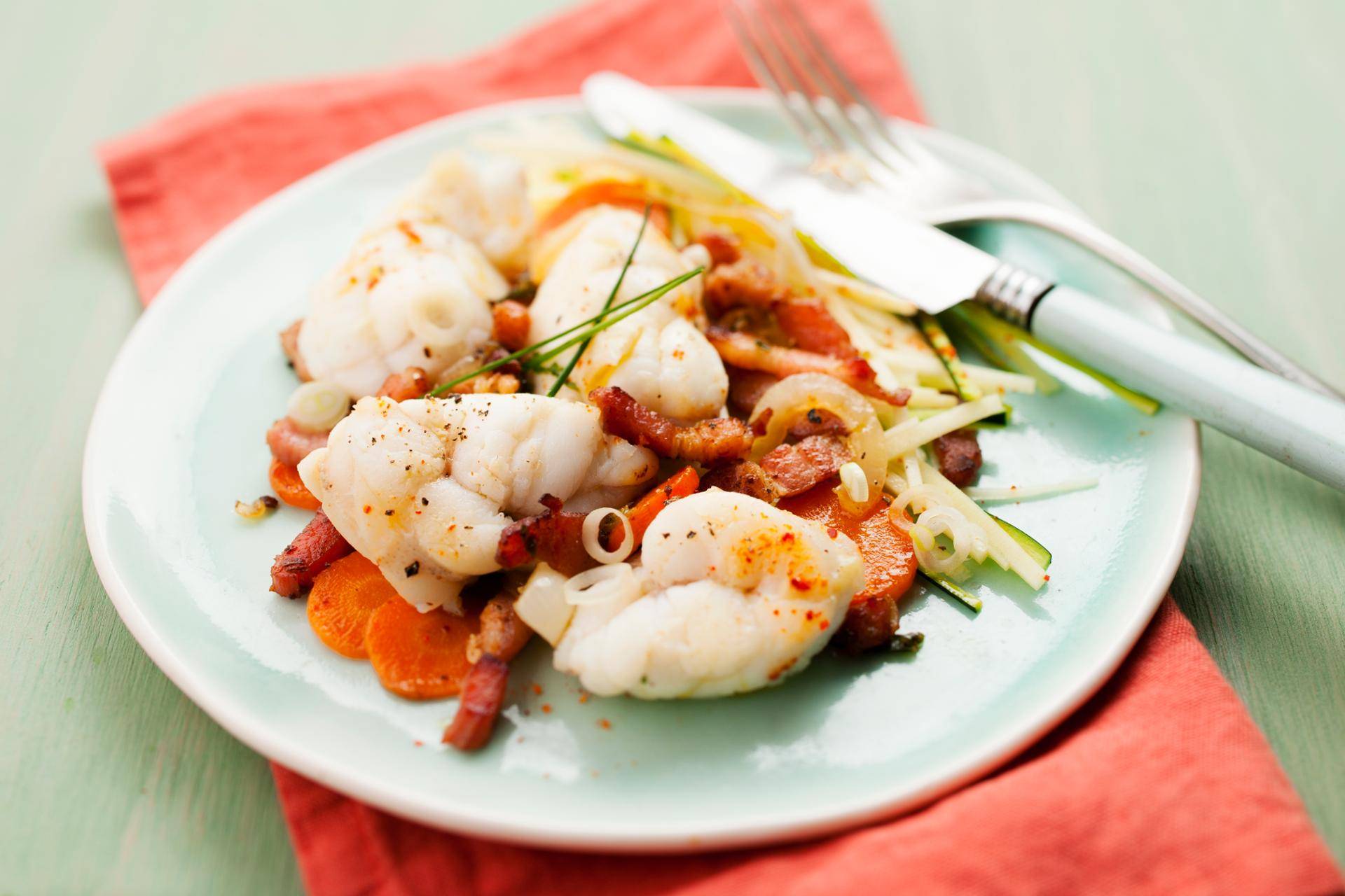 Lotte aux lardons - Recette Cookeo | Moulinex