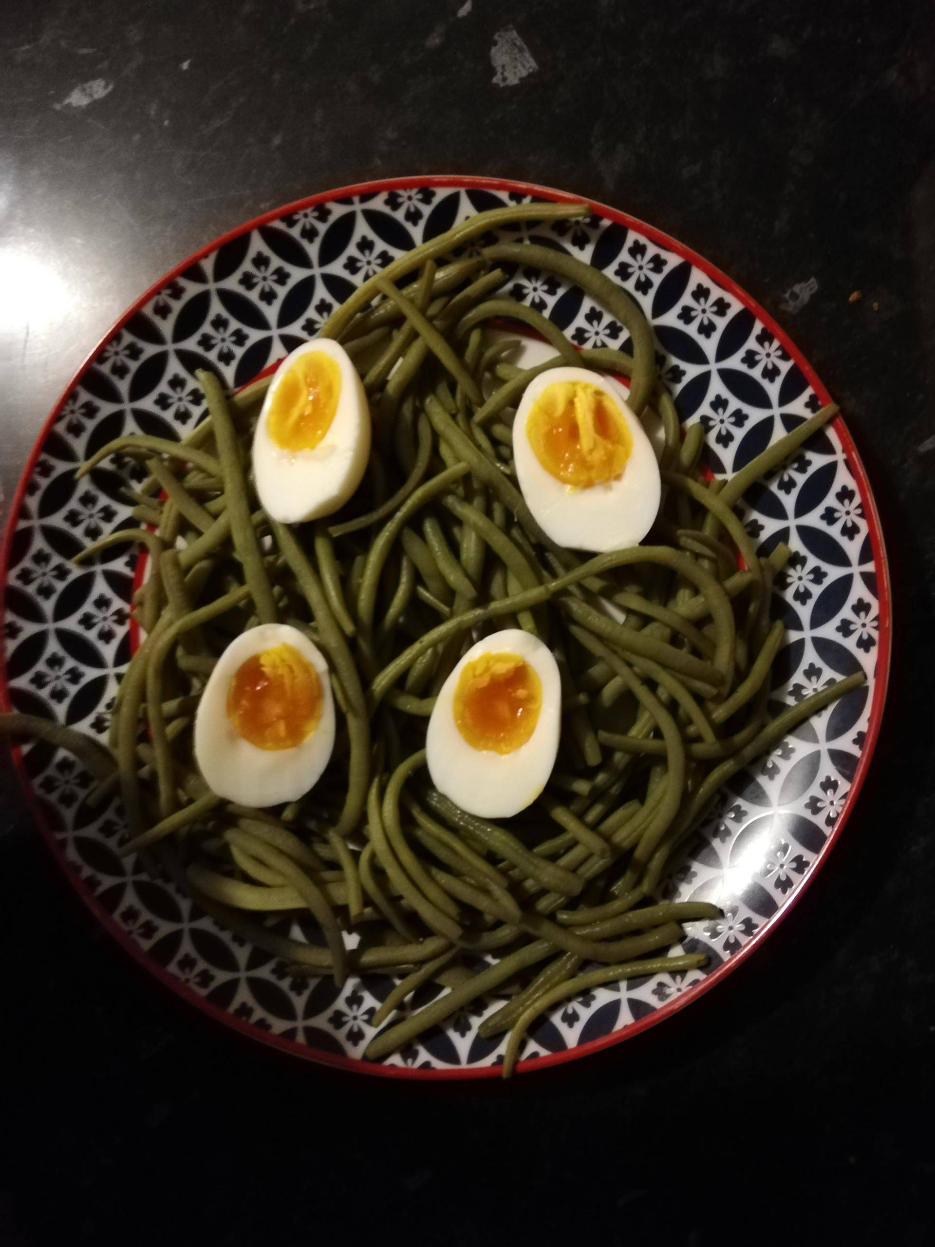 Salade de haricots verts et œufs durs - Recette Companion Connect XL | Moulinex