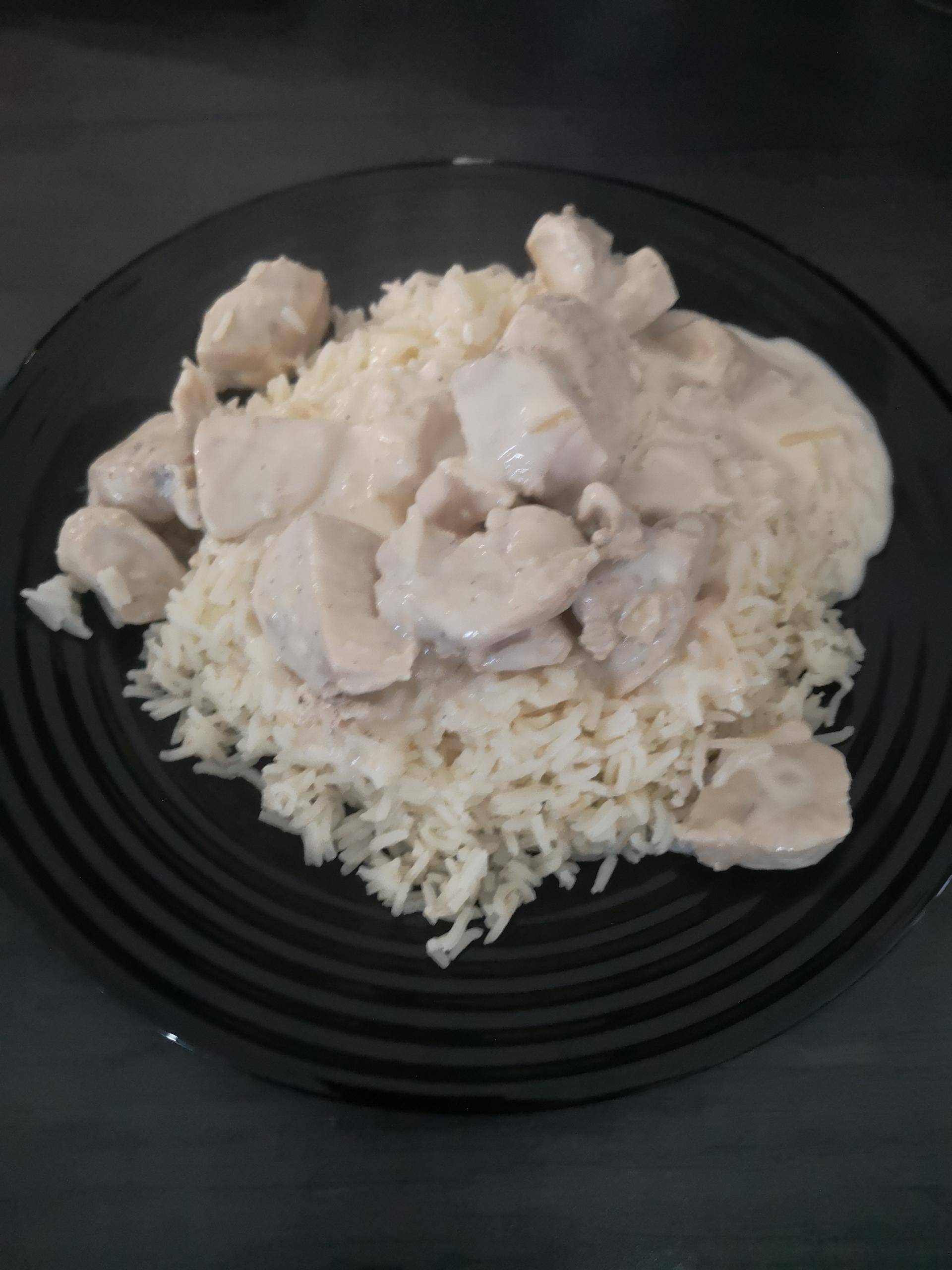 Riz émincé de poulet a la crème - Recepten Companion XL | Moulinex